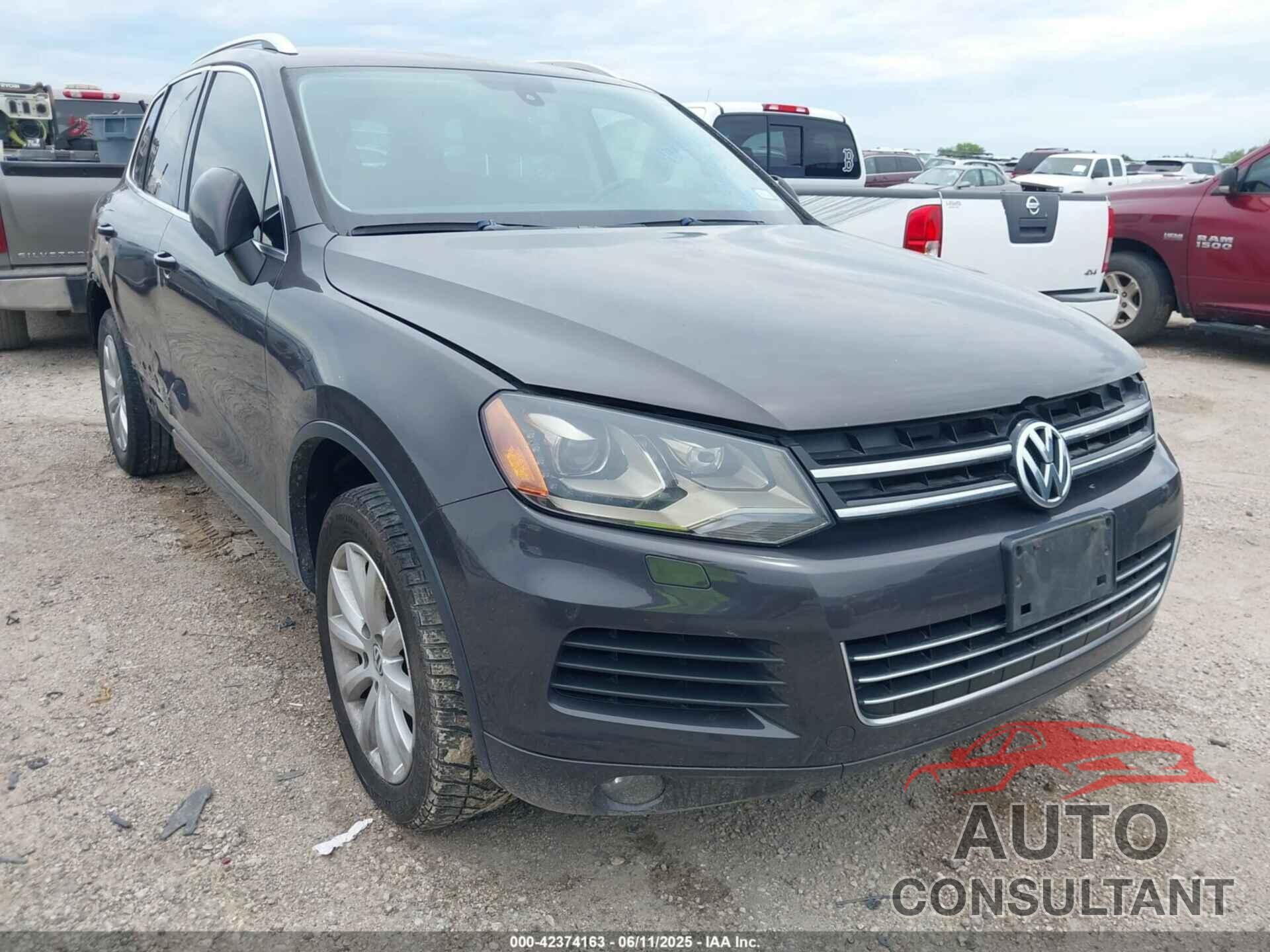 VOLKSWAGEN TOUAREG 2012 - WVGEF9BP5CD010017