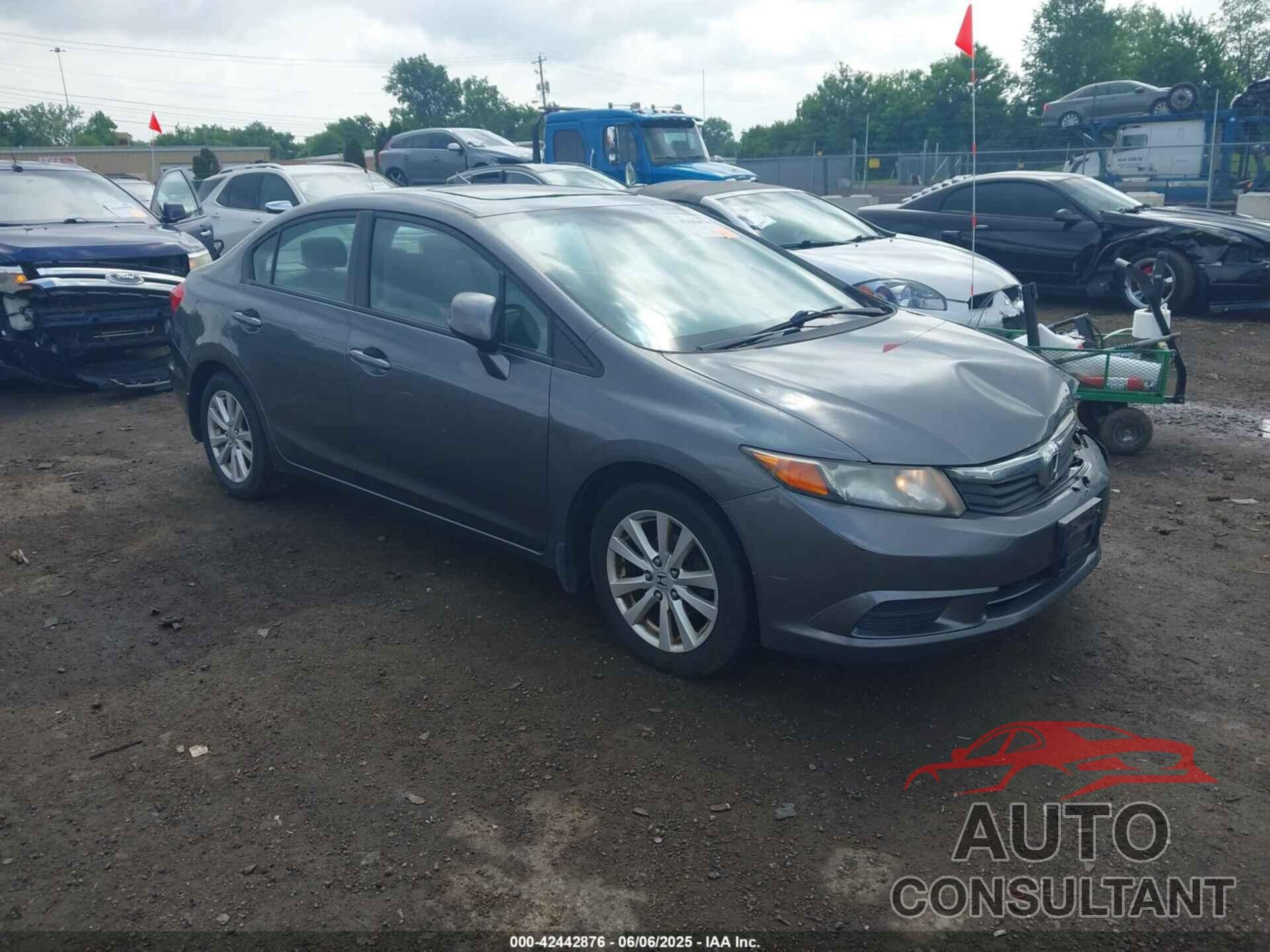 HONDA CIVIC 2012 - 19XFB2F80CE089786