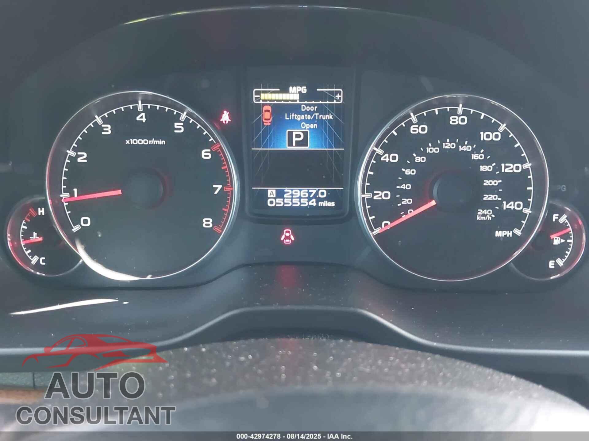 SUBARU OUTBACK 2013 - 4S4BRBKC7D3318392