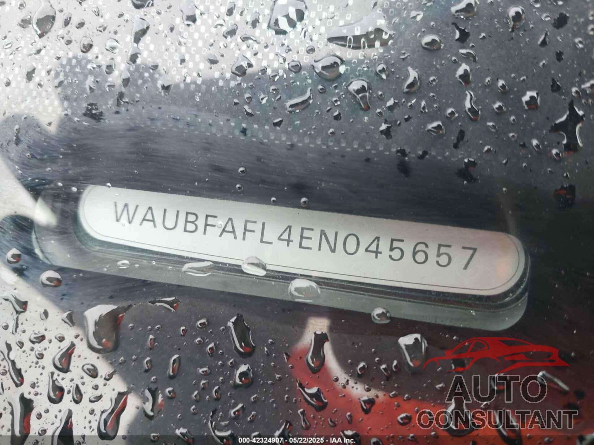 AUDI A4 2014 - WAUBFAFL4EN045657