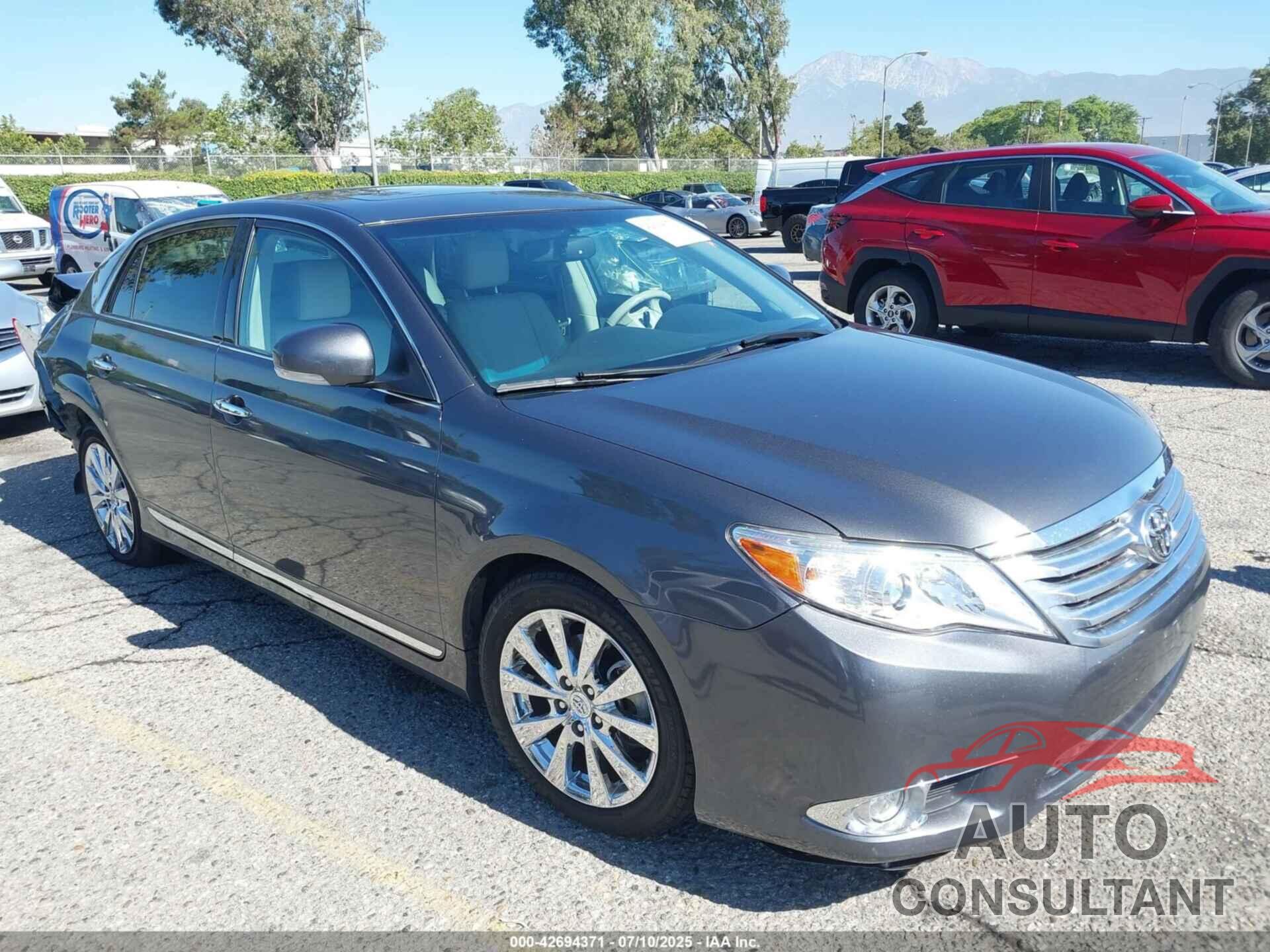 TOYOTA AVALON 2011 - 4T1BK3DBXBU432313