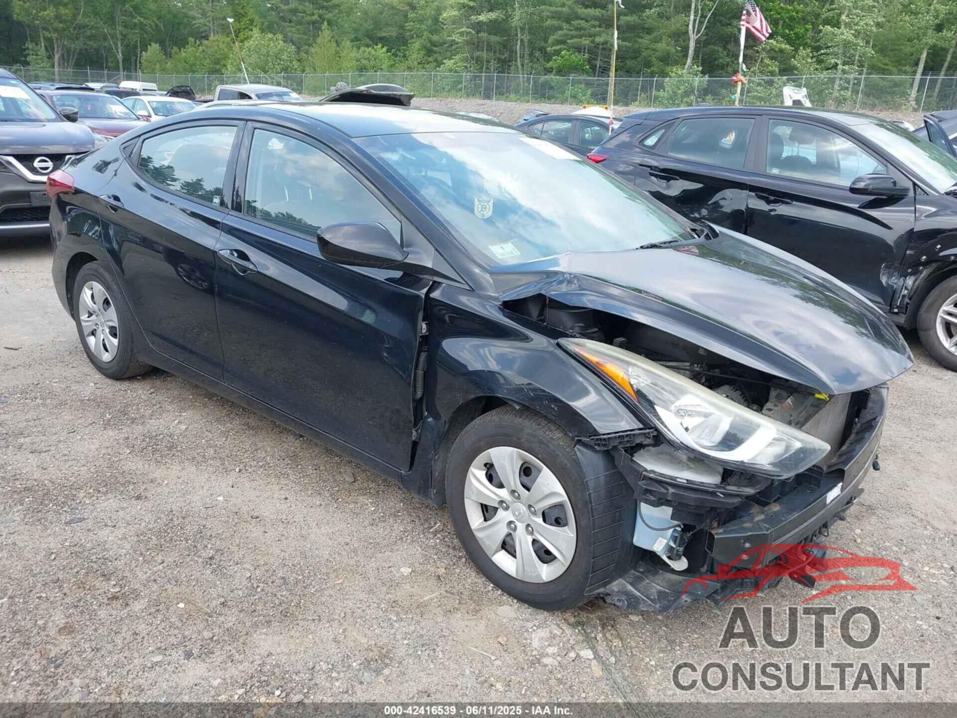 HYUNDAI ELANTRA 2016 - 5NPDH4AE4GH680297