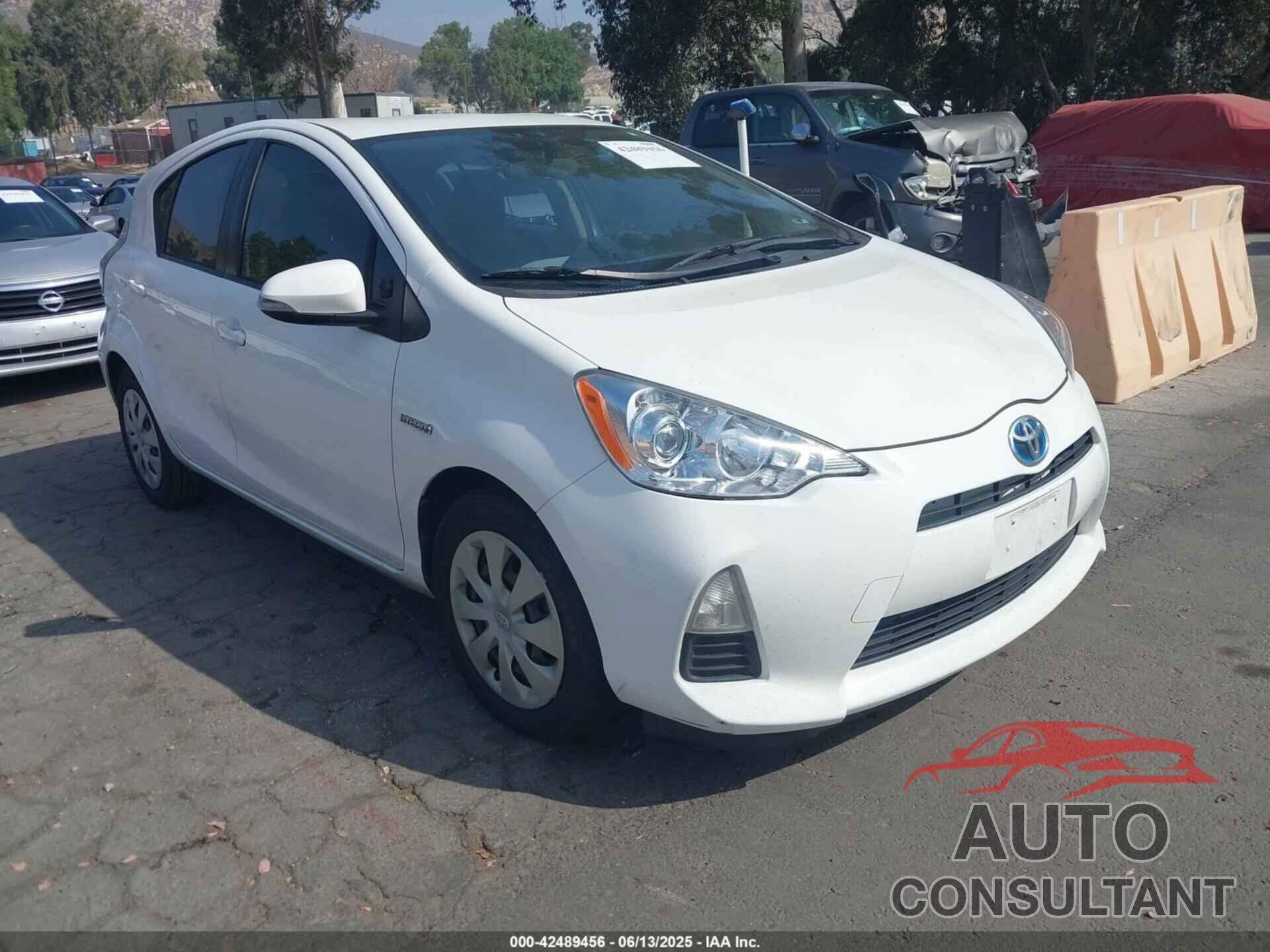 TOYOTA PRIUS C 2012 - JTDKDTB38C1523478