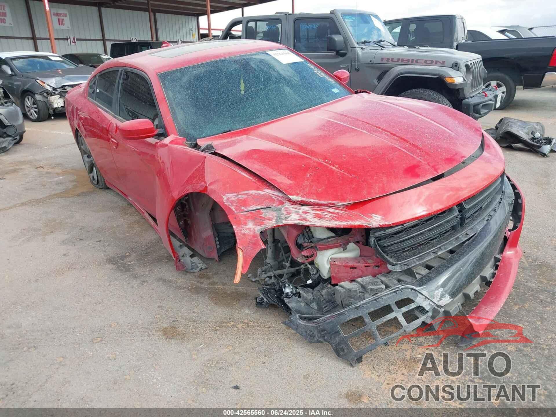 DODGE CHARGER 2016 - 2C3CDXHGXGH259214