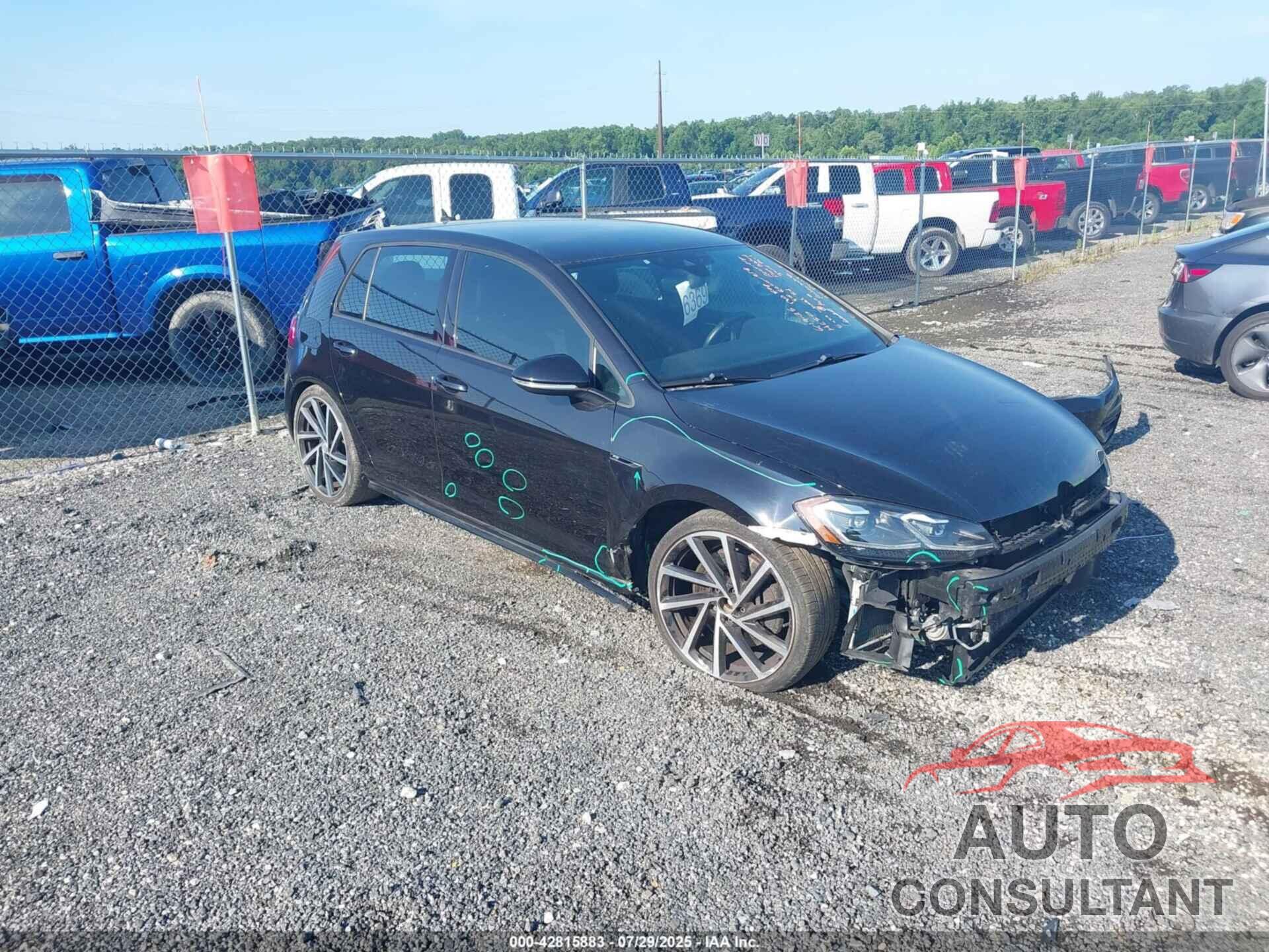 VOLKSWAGEN GOLF R 2019 - WVWVA7AU3KW121005