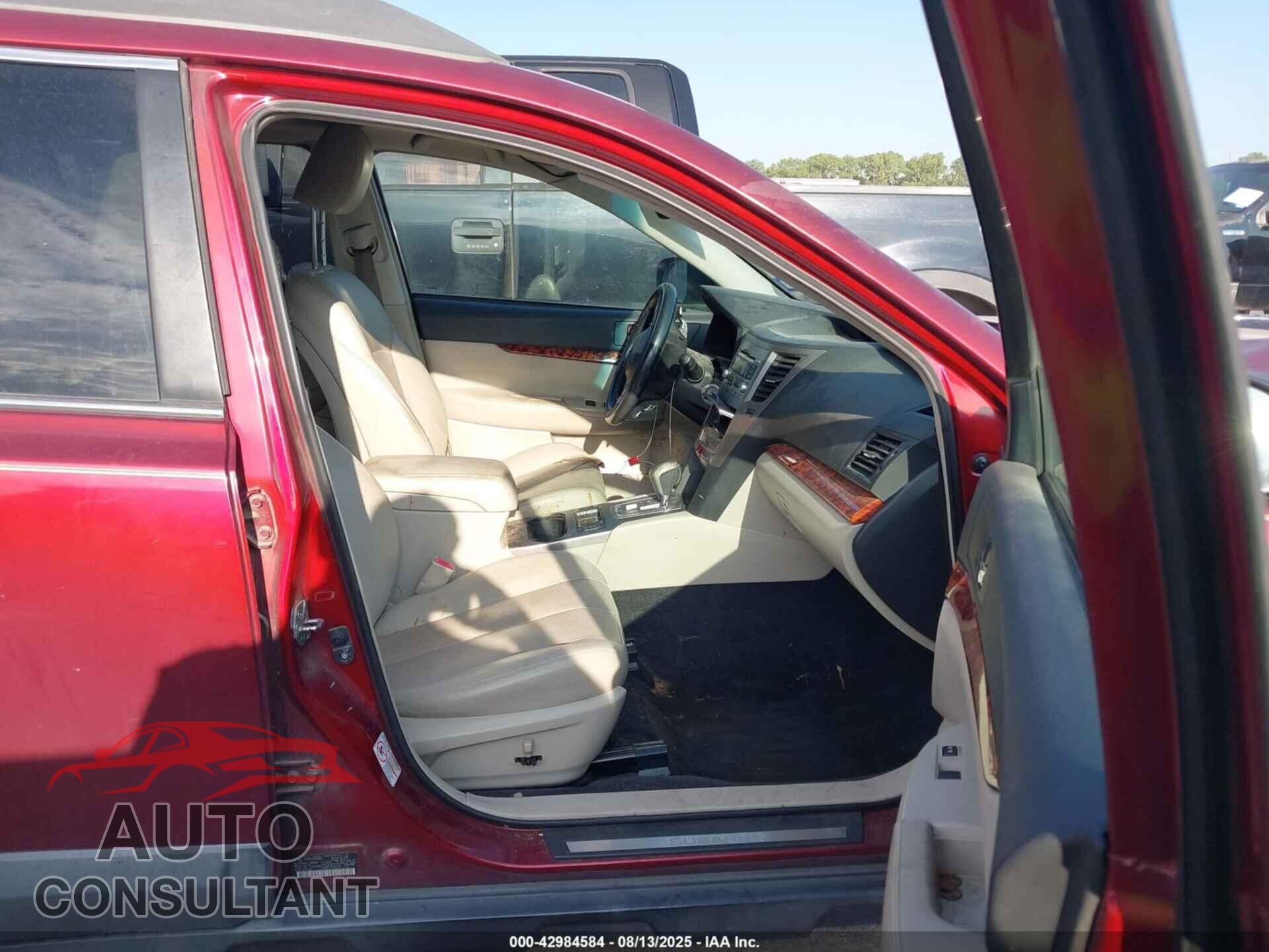 SUBARU OUTBACK 2011 - 4S4BRCKC8B3380287