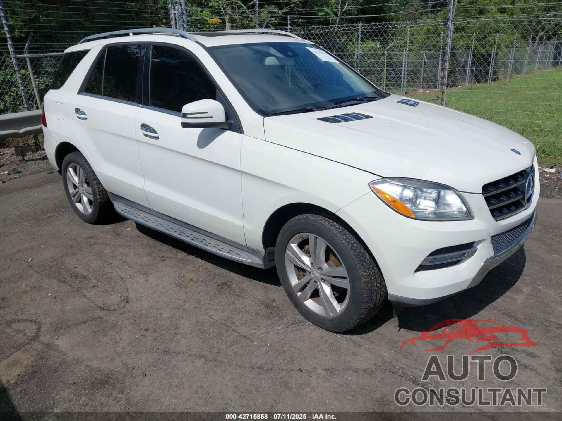 MERCEDES-BENZ ML 350 2013 - 4JGDA5HB2DA120010