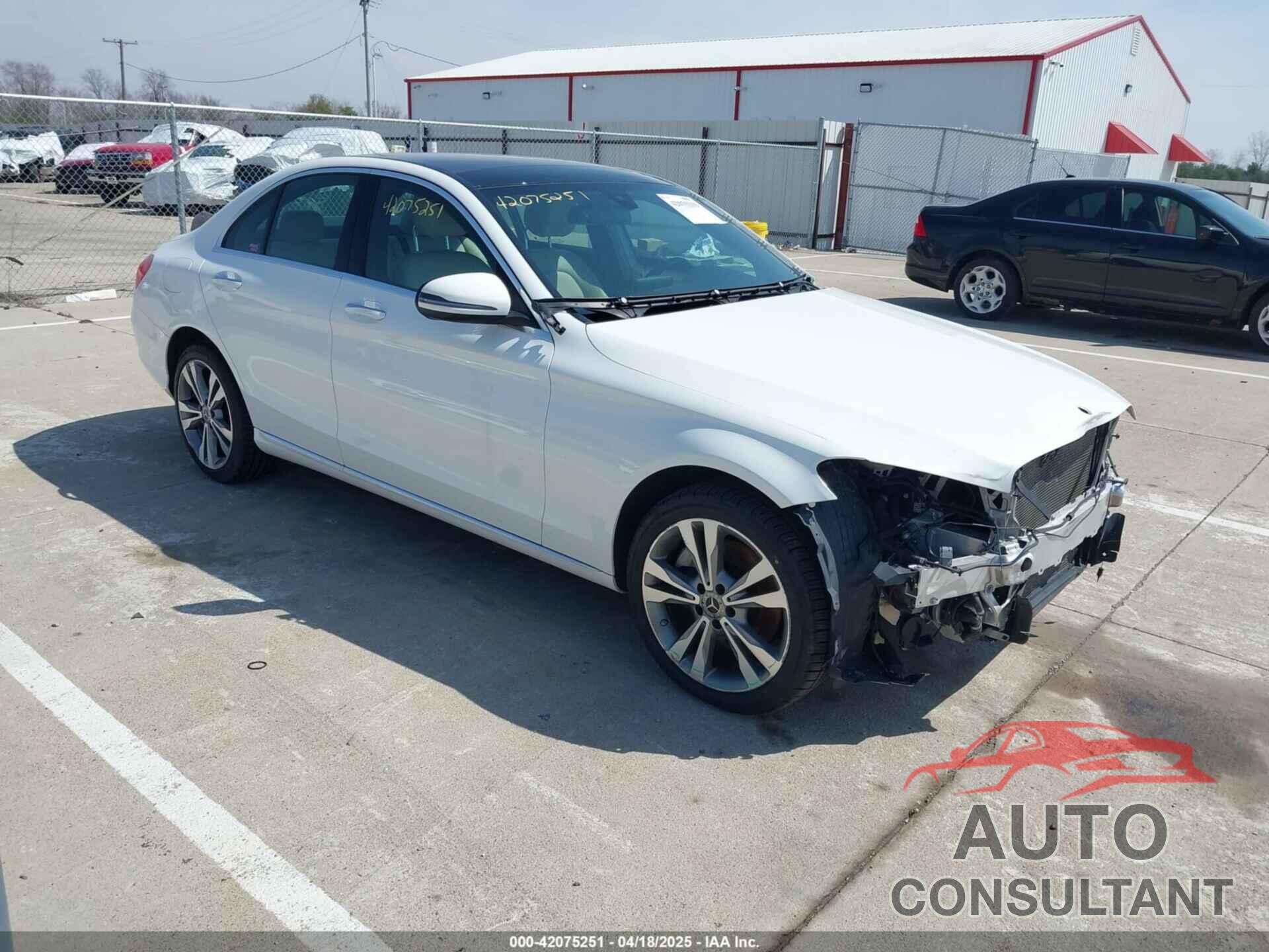 MERCEDES-BENZ C 300 2018 - WDDWF4KBXJR409205