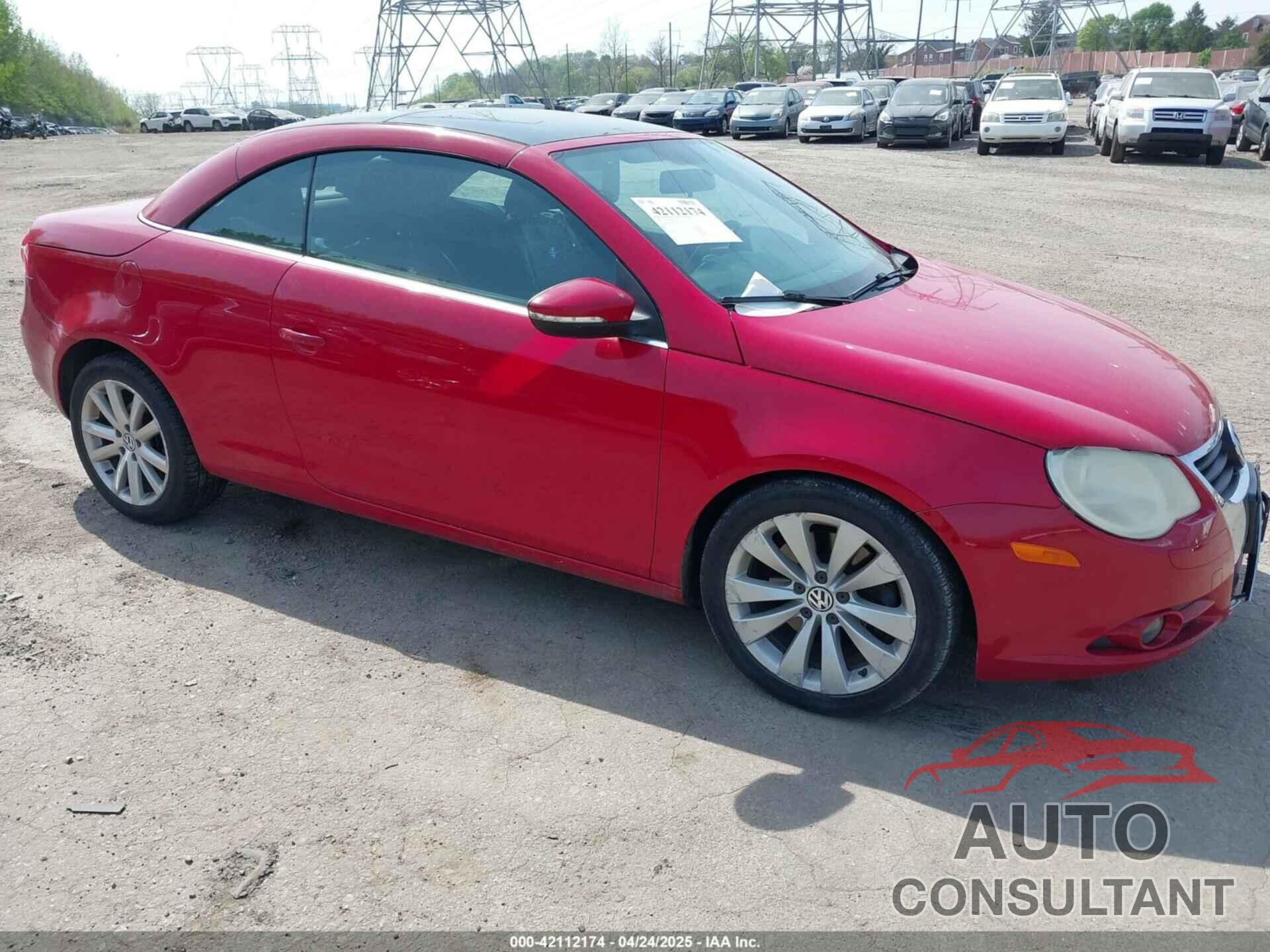 VOLKSWAGEN EOS 2009 - WVWBA71F79V016407