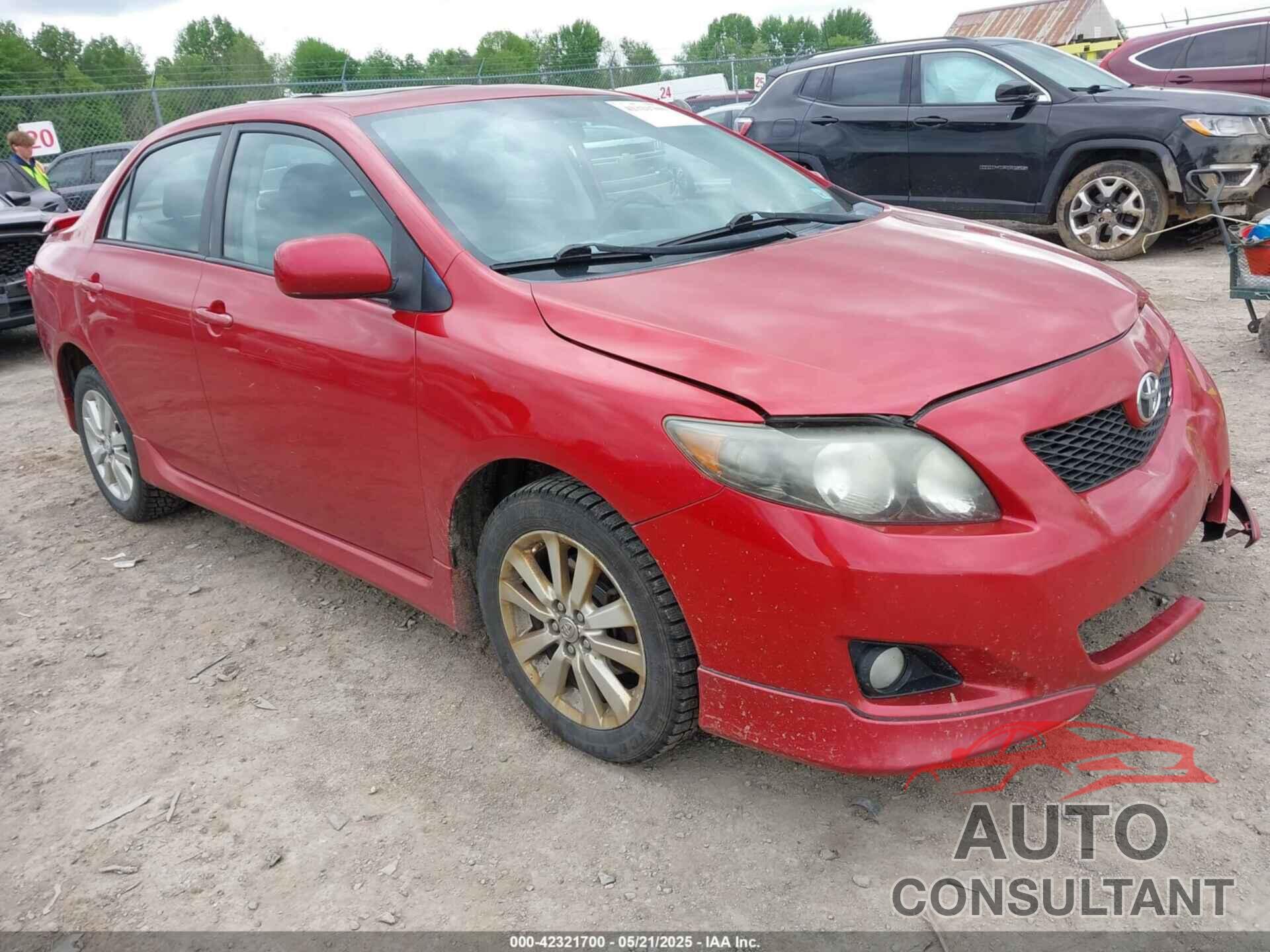 TOYOTA COROLLA 2010 - 2T1BU4EE7AC454861