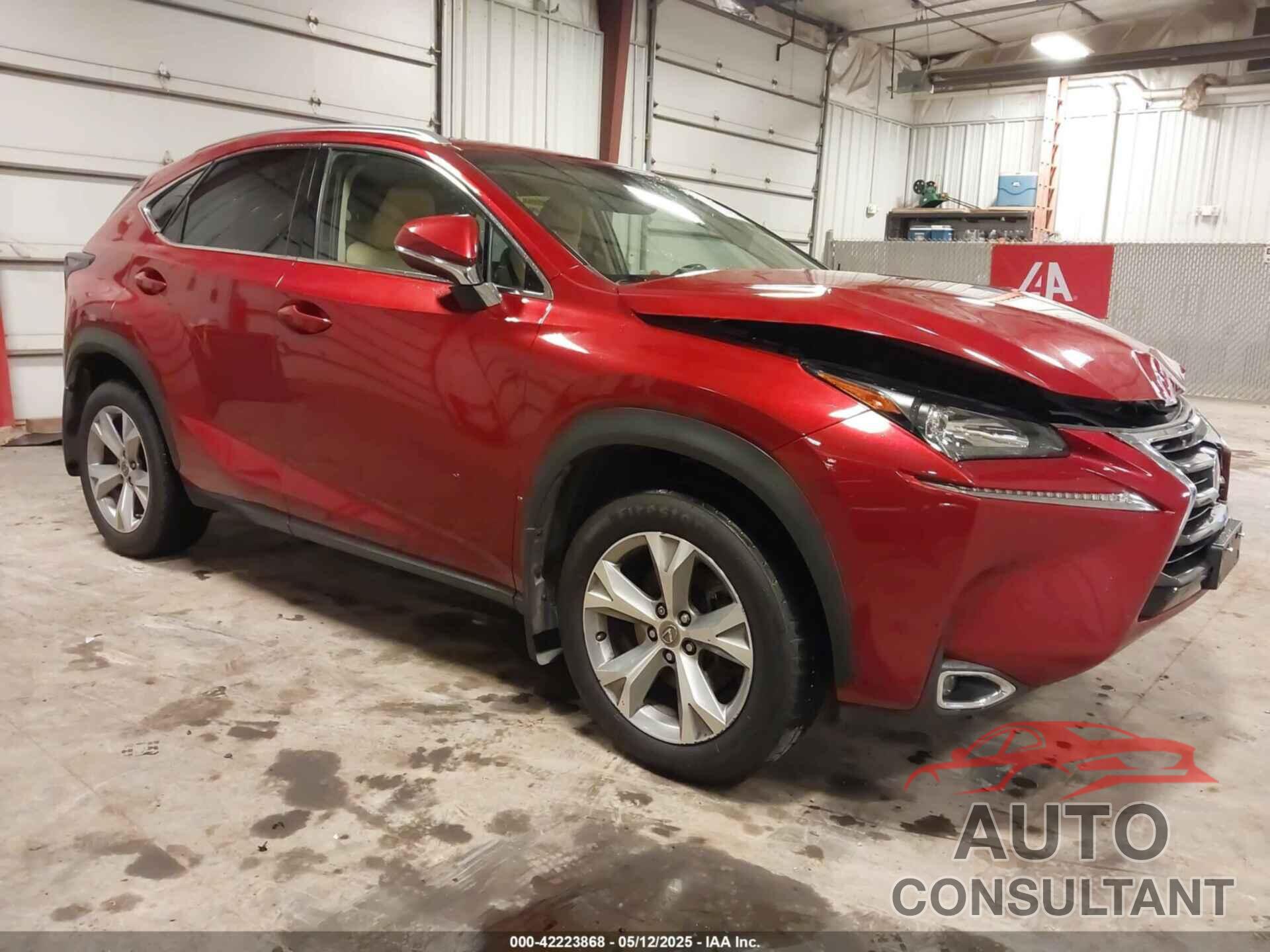LEXUS NX 200T 2017 - JTJBARBZXH2105695
