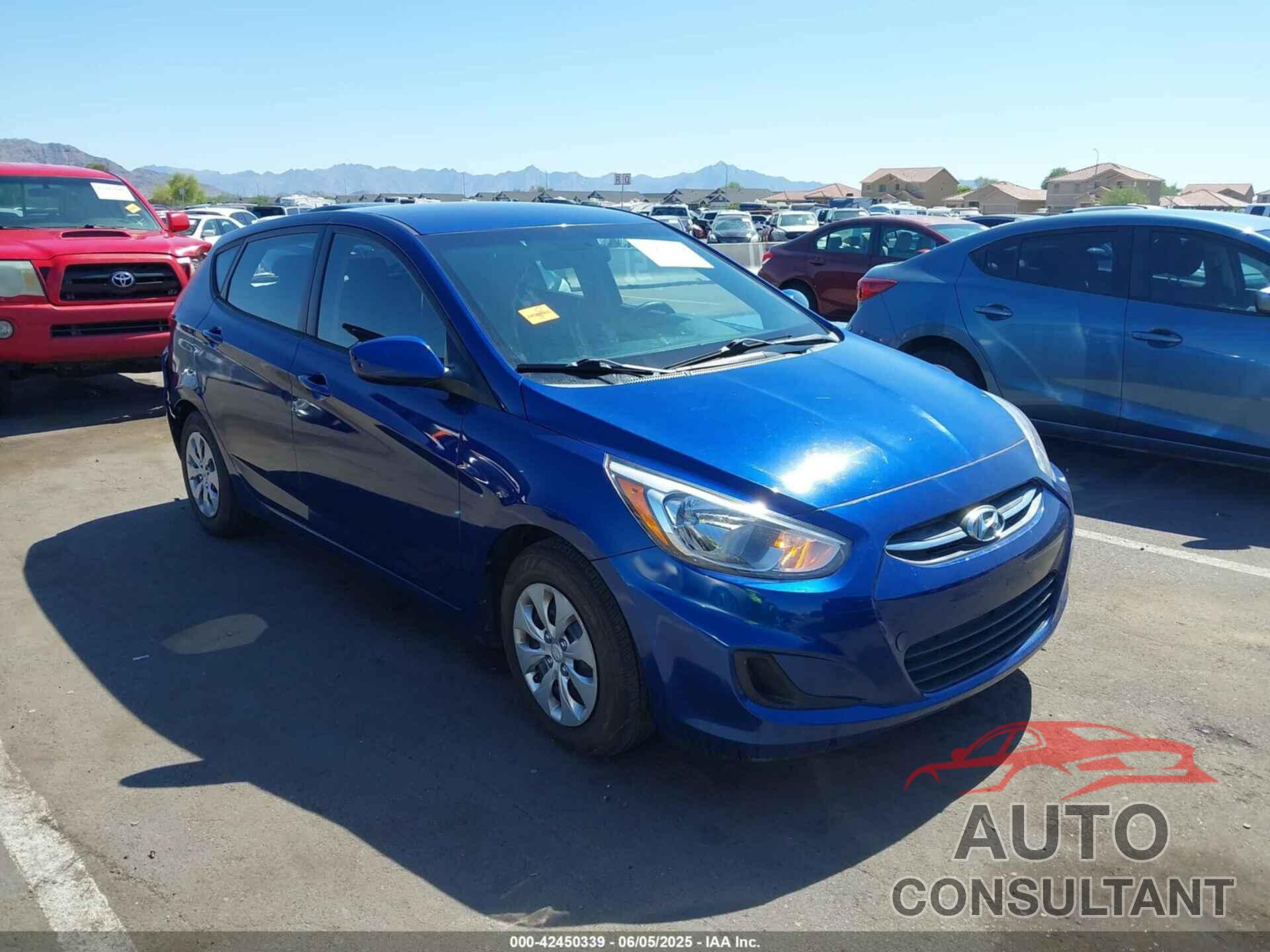 HYUNDAI ACCENT 2016 - KMHCT5AEXGU255054