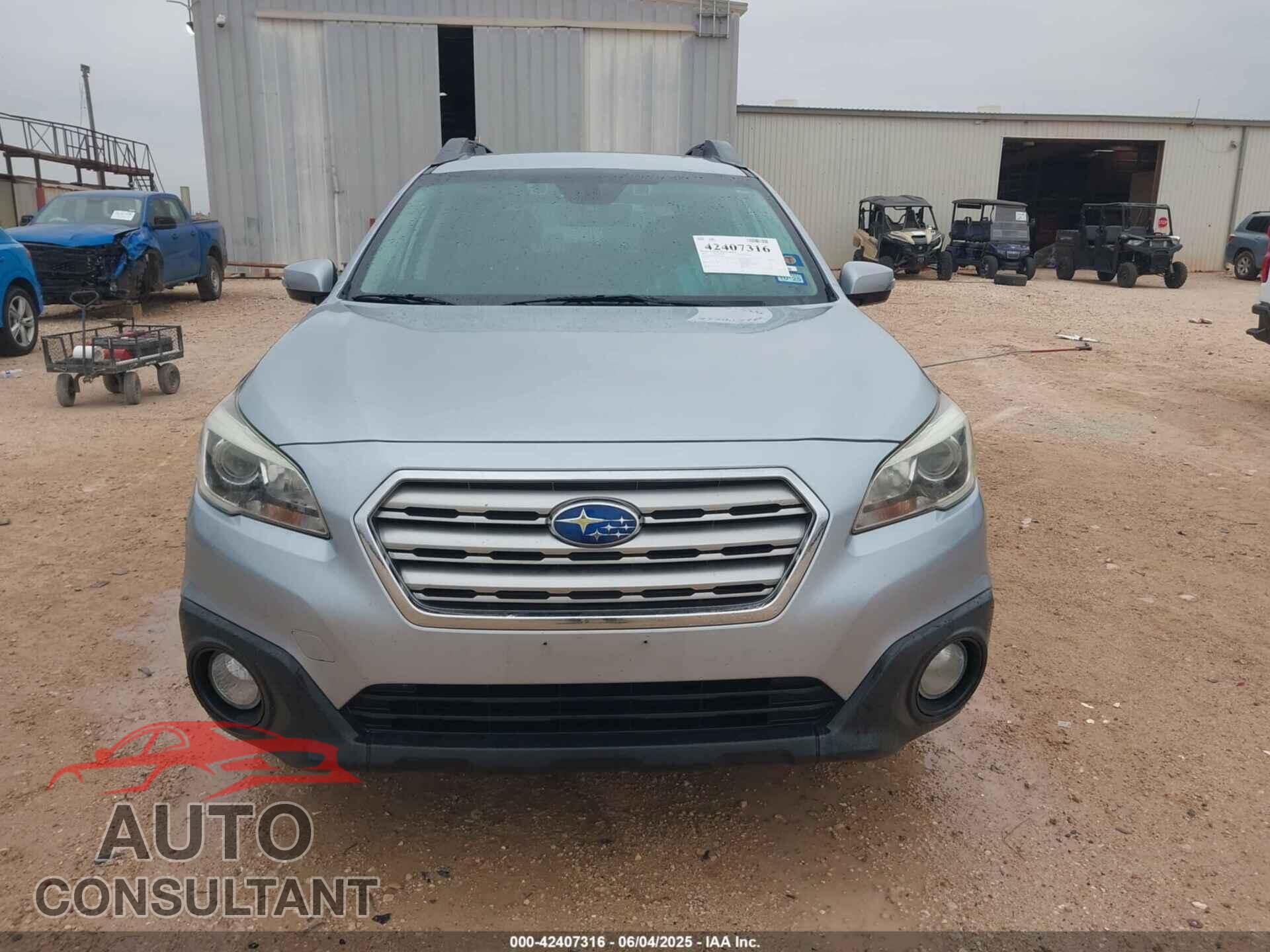 SUBARU OUTBACK 2017 - 4S4BSAFC4H3364261