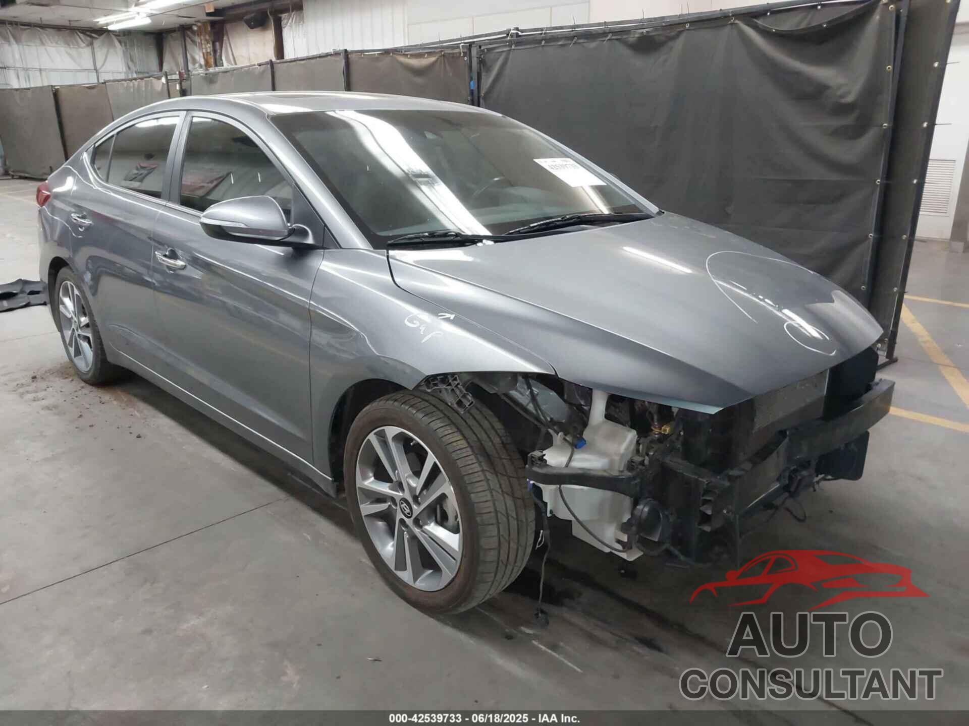 HYUNDAI ELANTRA 2017 - KMHD84LF4HU351186
