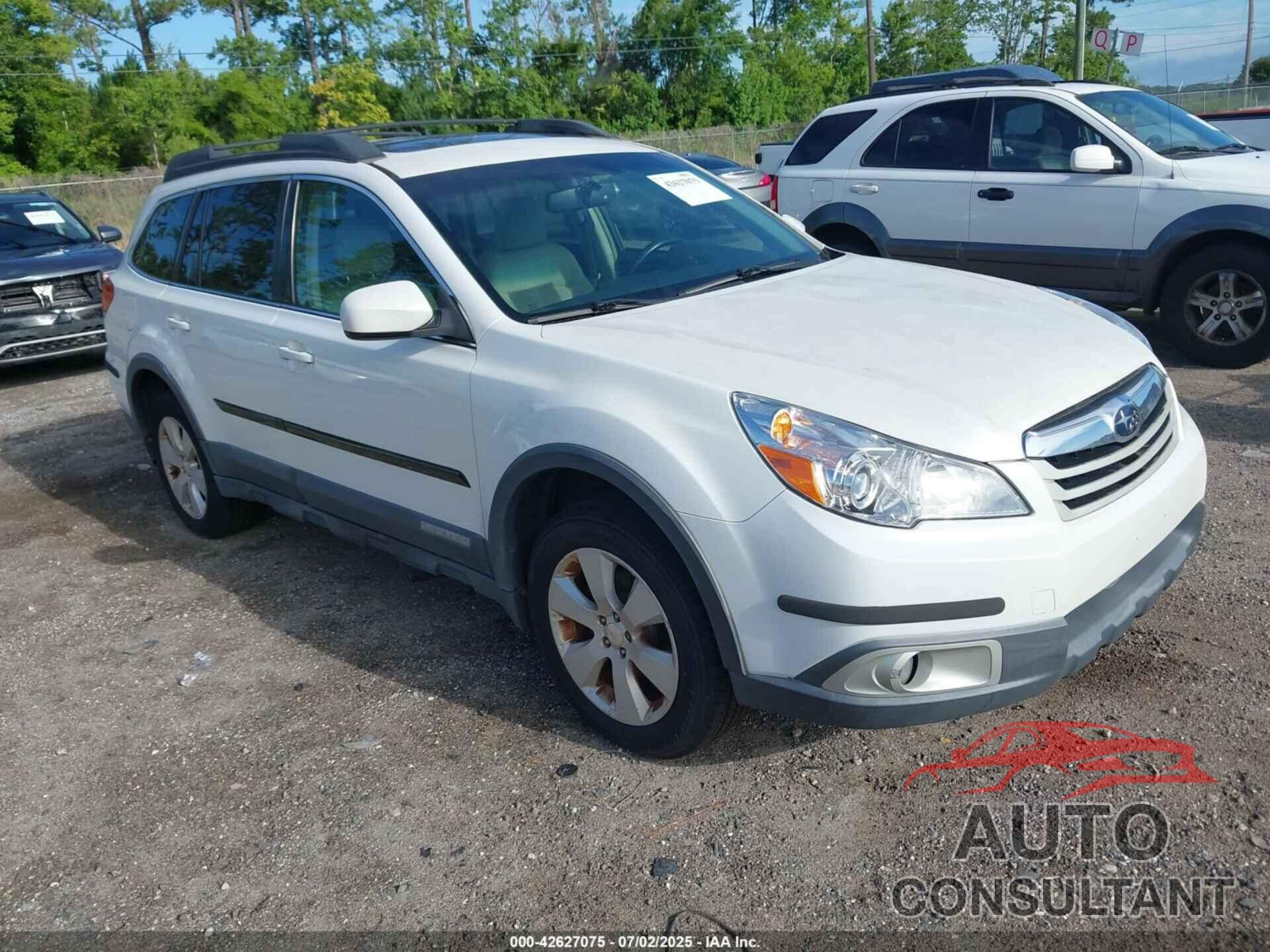 SUBARU OUTBACK 2012 - 4S4BRBGC5C3302599