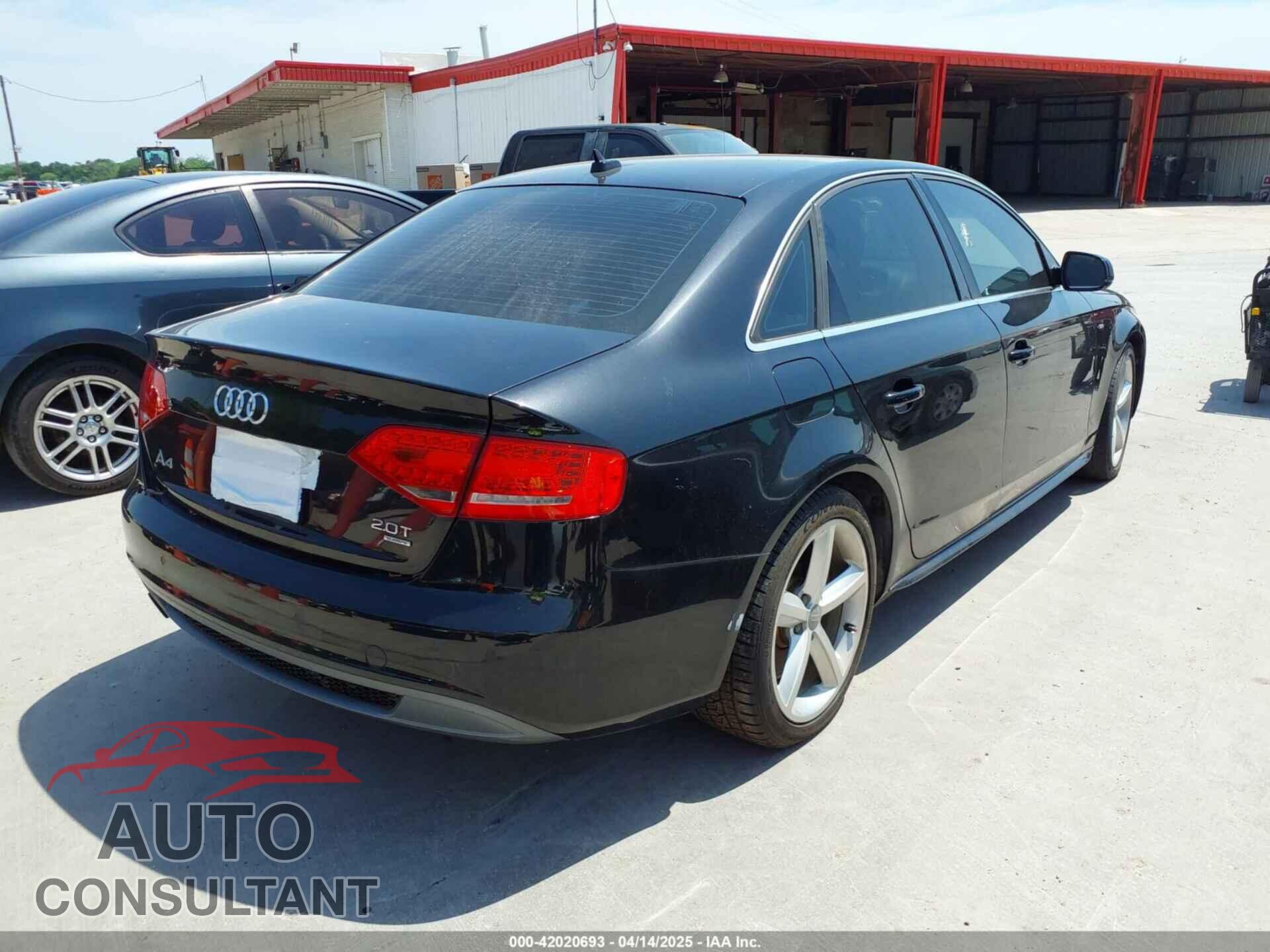 AUDI A4 2012 - WAUKFBFL3CN002477