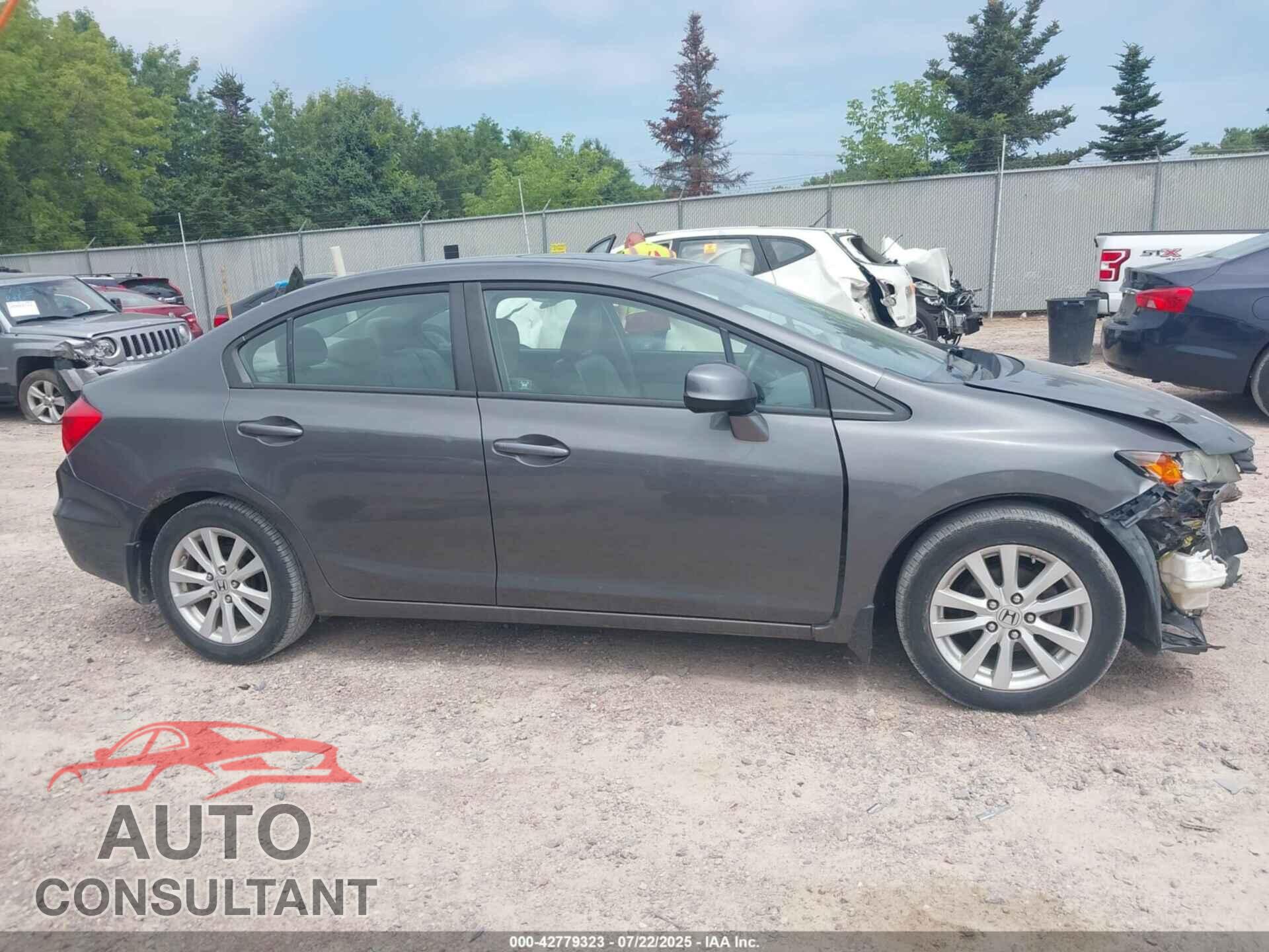 HONDA CIVIC 2012 - 2HGFB2F9XCH592059
