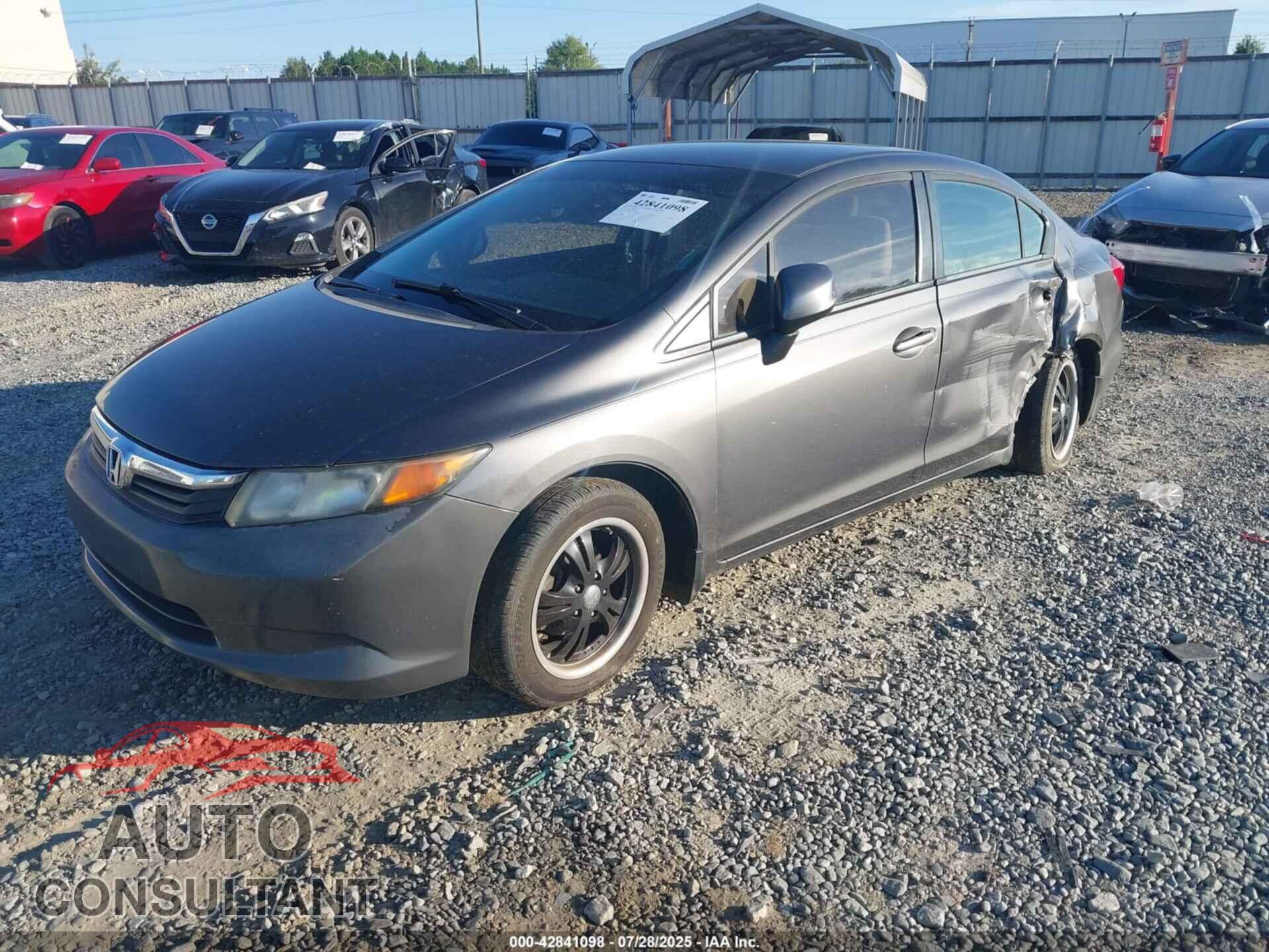 HONDA CIVIC 2012 - 2HGFB2F53CH596824