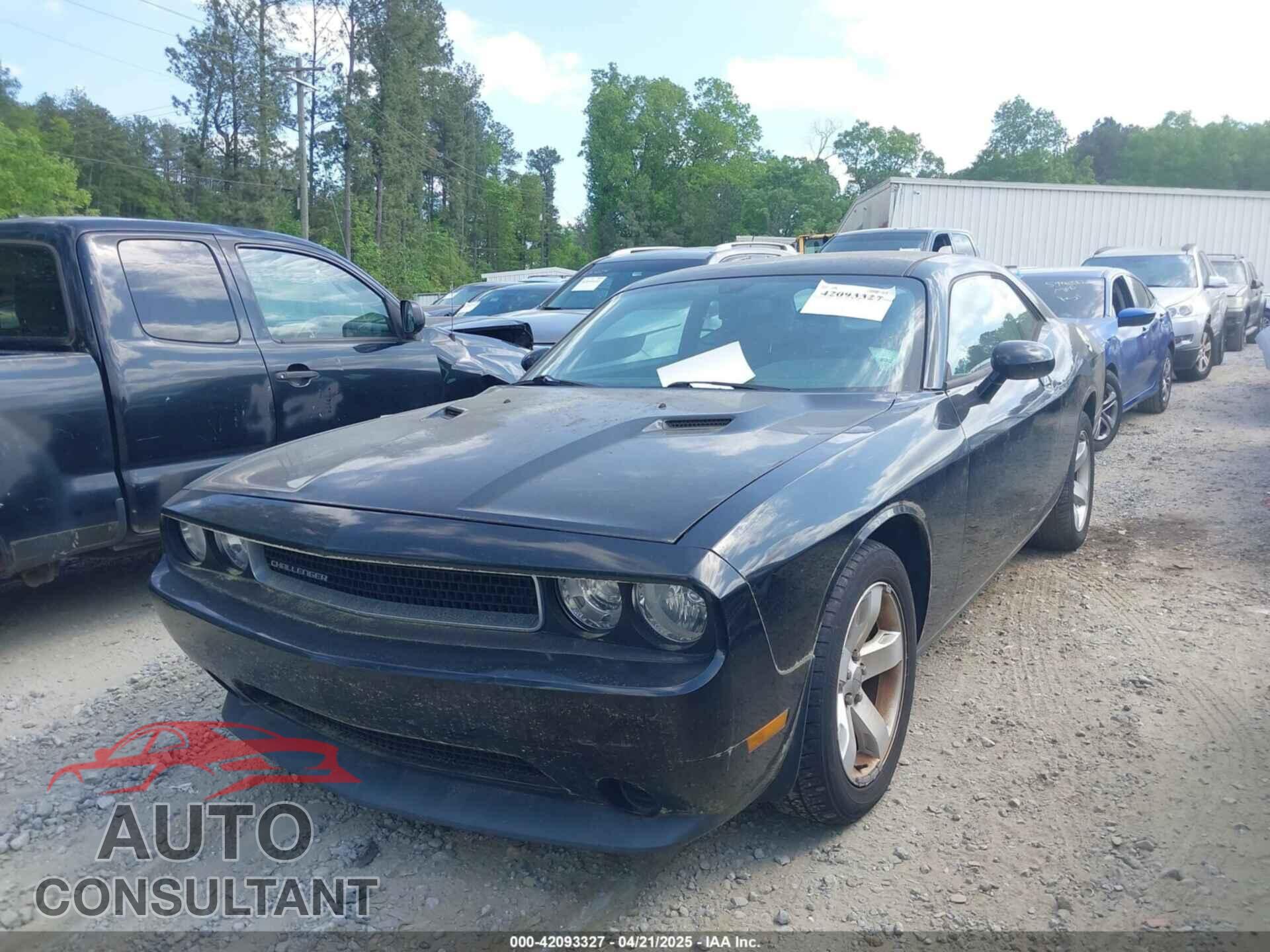 DODGE CHALLENGER 2012 - 2C3CDYAG3CH171504