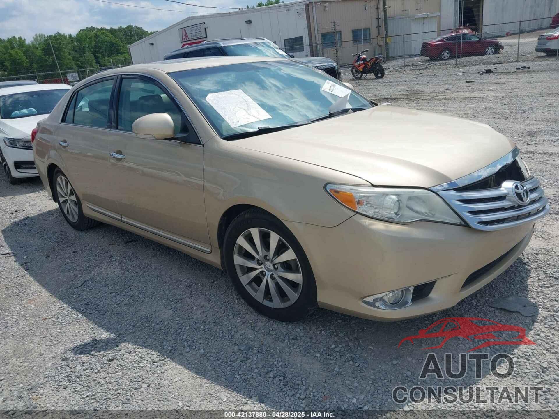 TOYOTA AVALON 2011 - 4T1BK3DB3BU412291