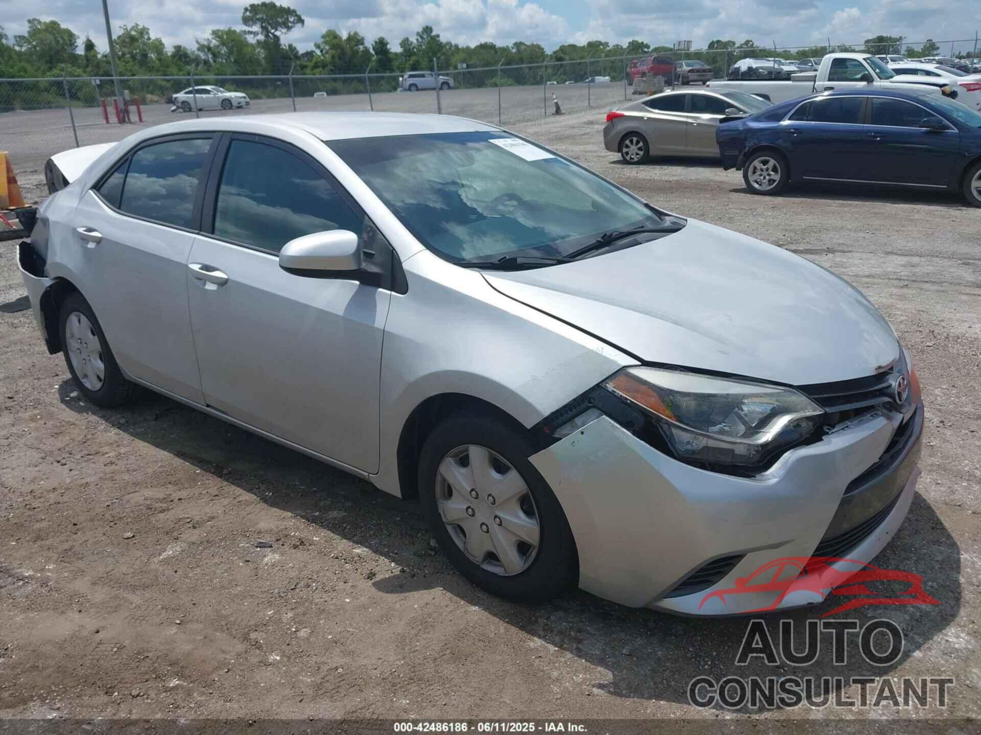 TOYOTA COROLLA 2015 - 2T1BURHEXFC242245