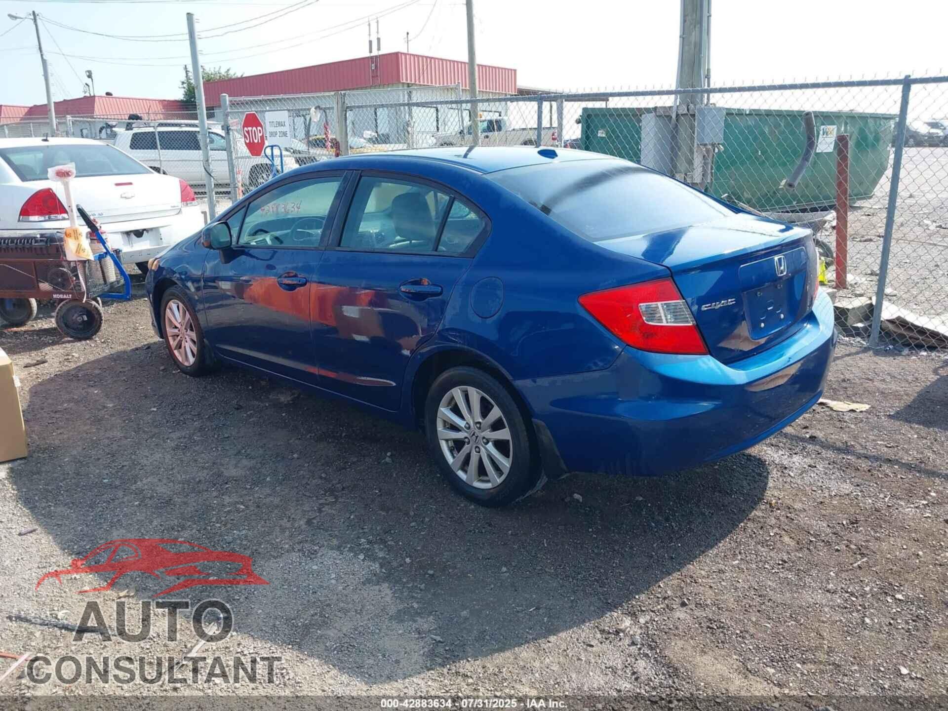 HONDA CIVIC 2012 - 19XFB2F91CE039147