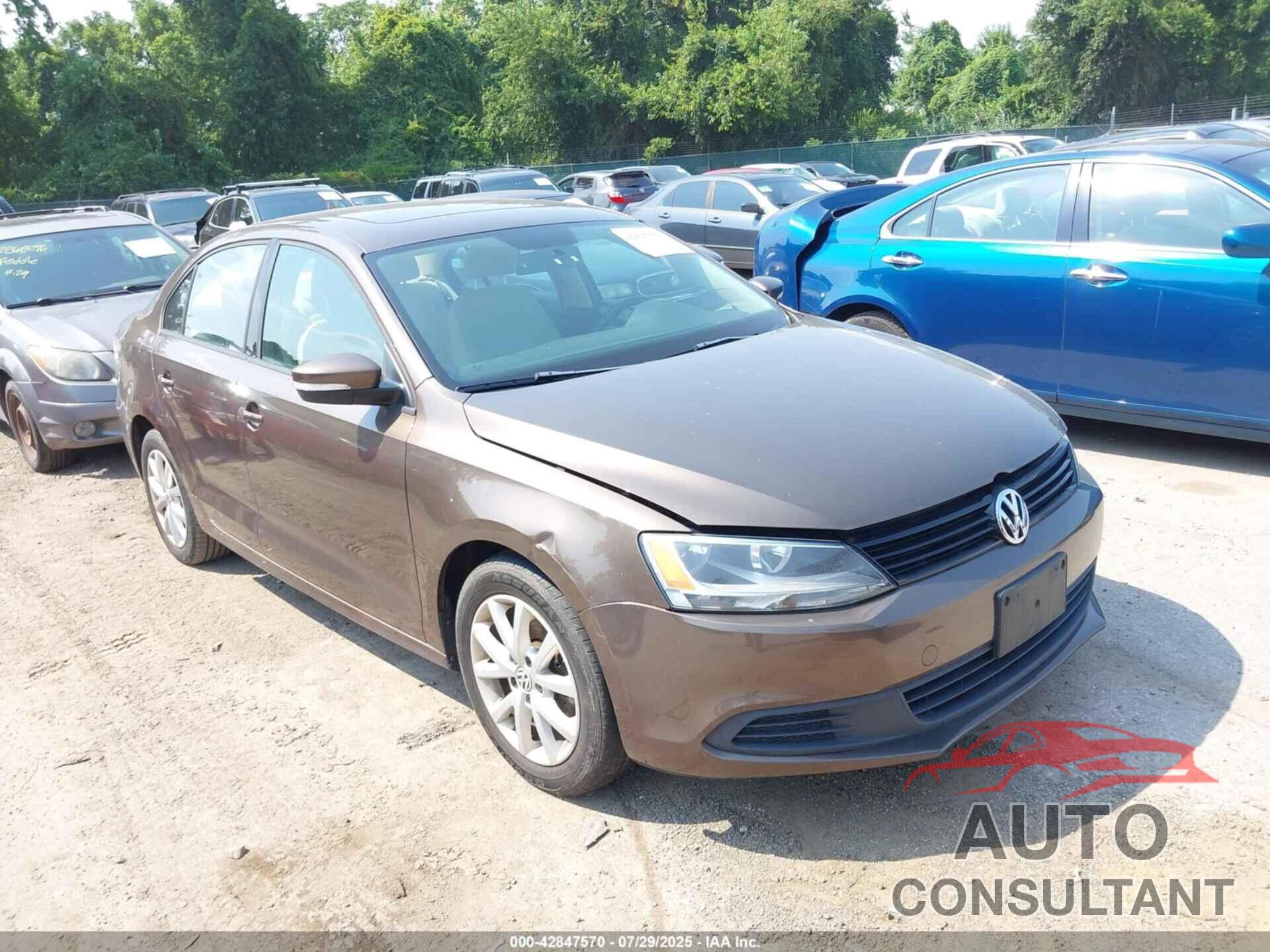 VOLKSWAGEN JETTA 2012 - 3VWDP7AJXCM394165