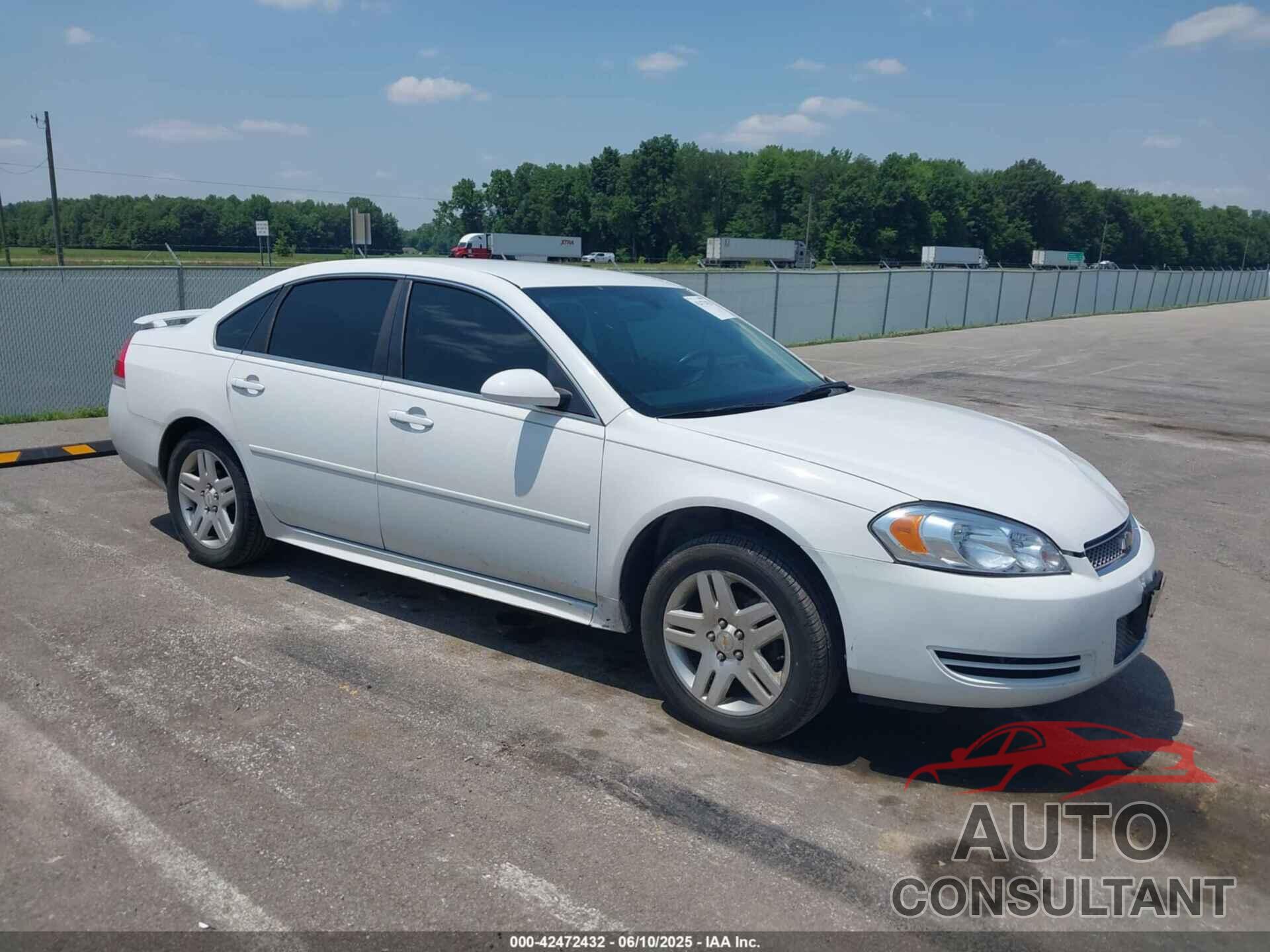 CHEVROLET IMPALA 2012 - 2G1WG5E30C1103846
