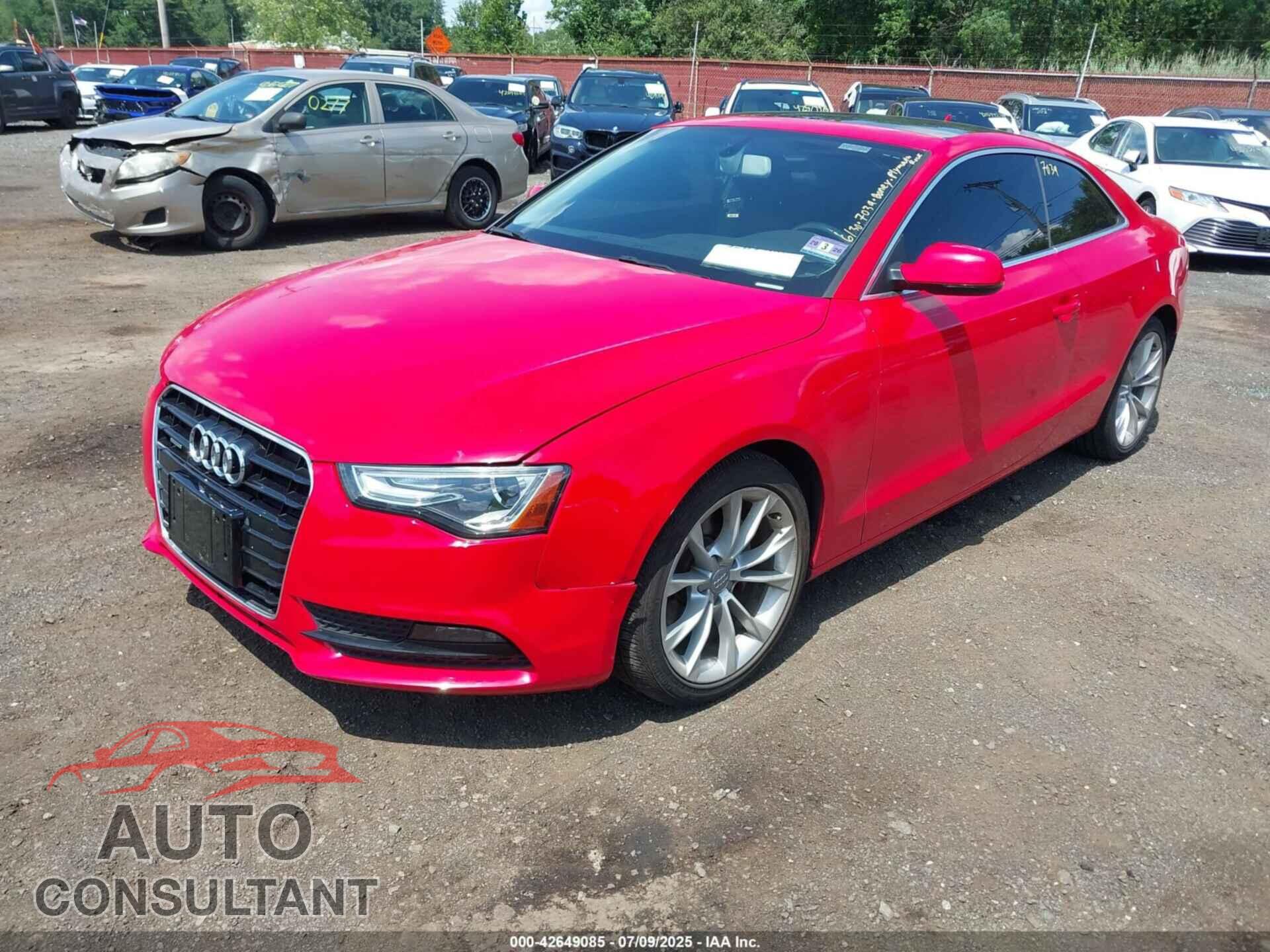 AUDI A5 2013 - WAUCFAFR8DA019934