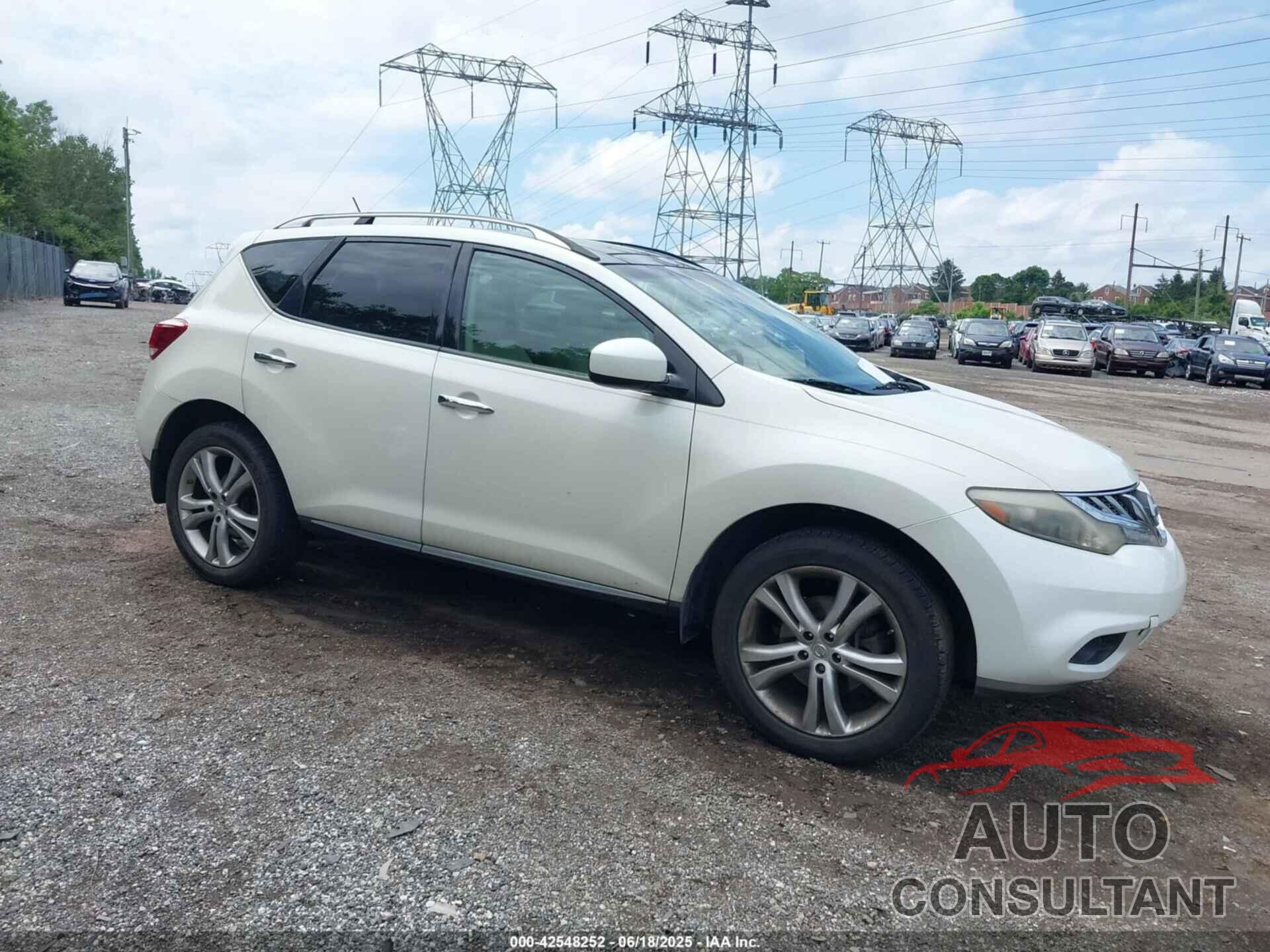 NISSAN MURANO 2011 - JN8AZ1MWXBW151060