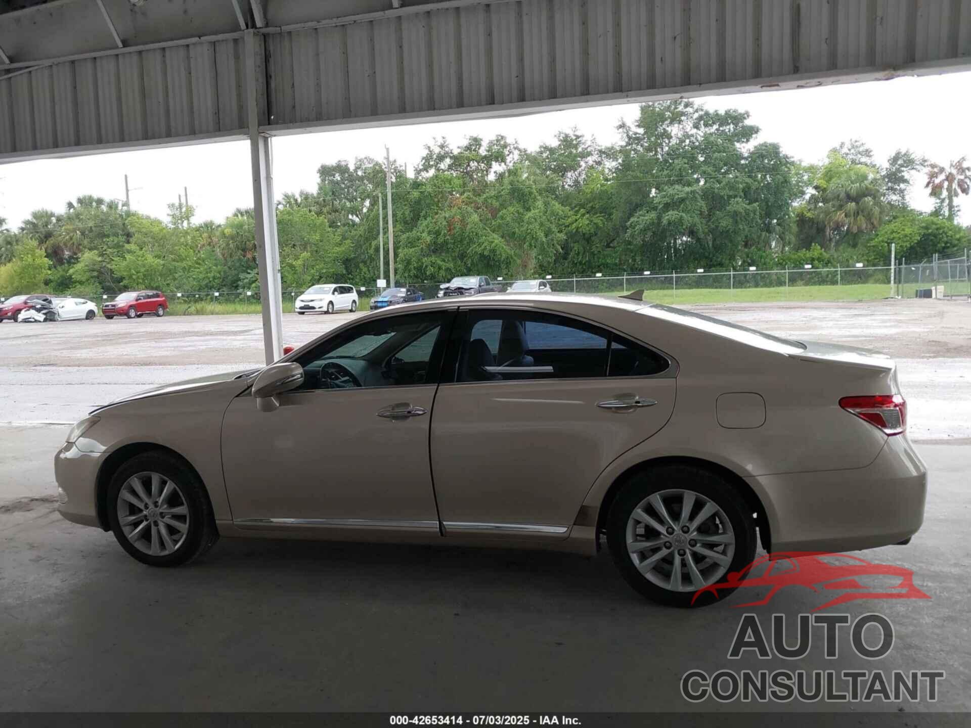 LEXUS ES 350 2011 - JTHBK1EG9B2457636