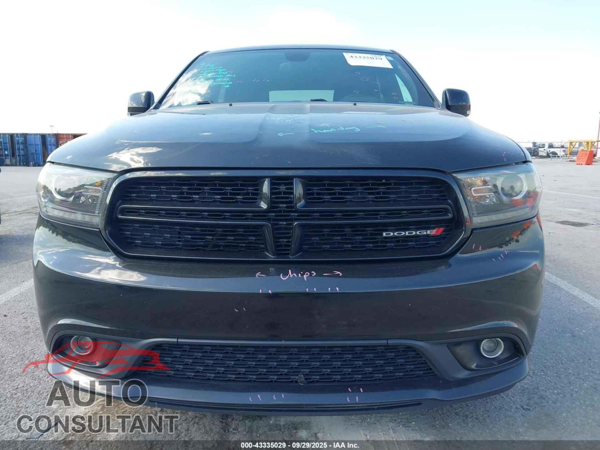DODGE DURANGO 2015 - 1C4SDHCTXFC888331