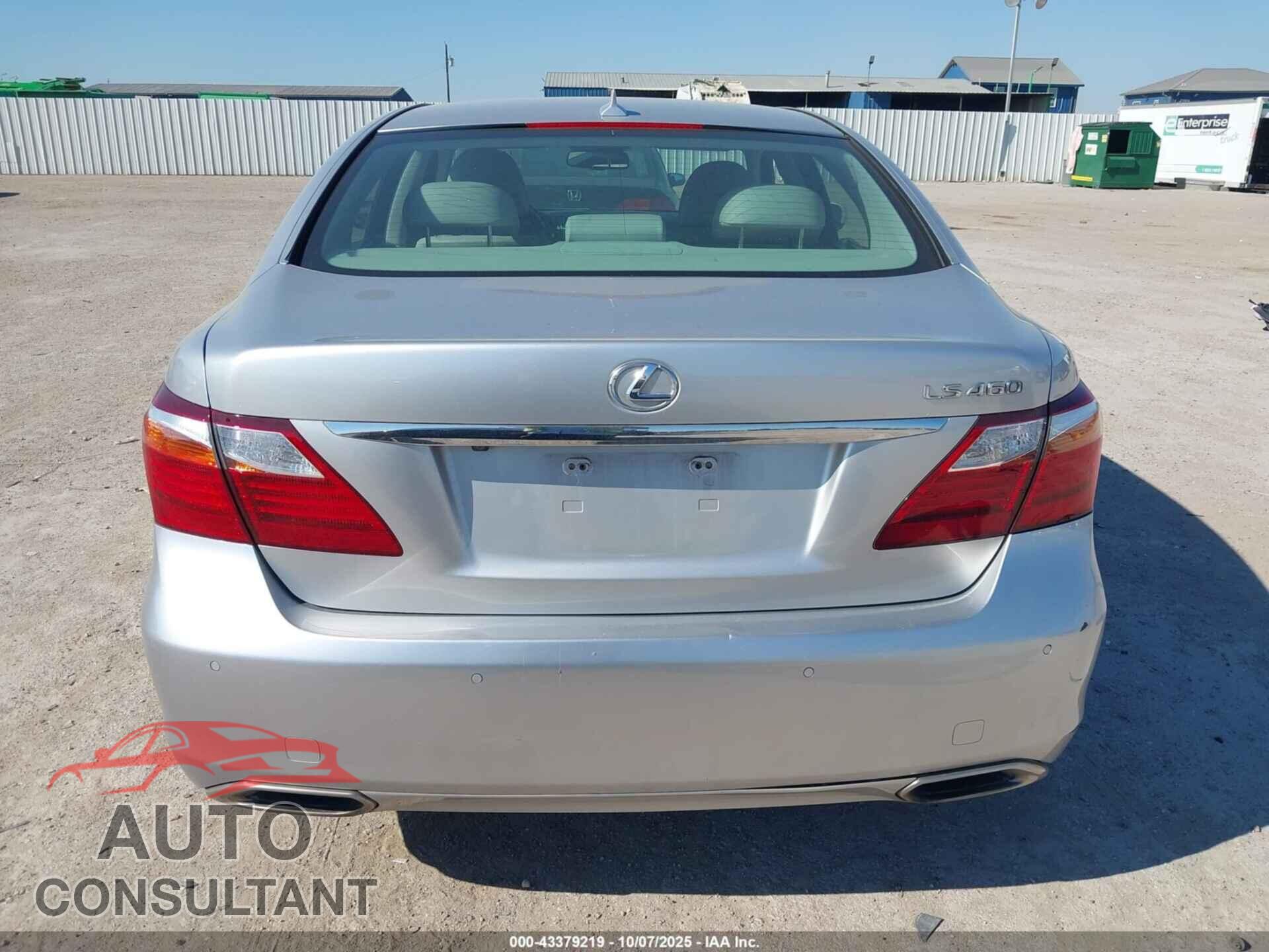 LEXUS LS 460 2011 - JTHBL5EF8B5104380