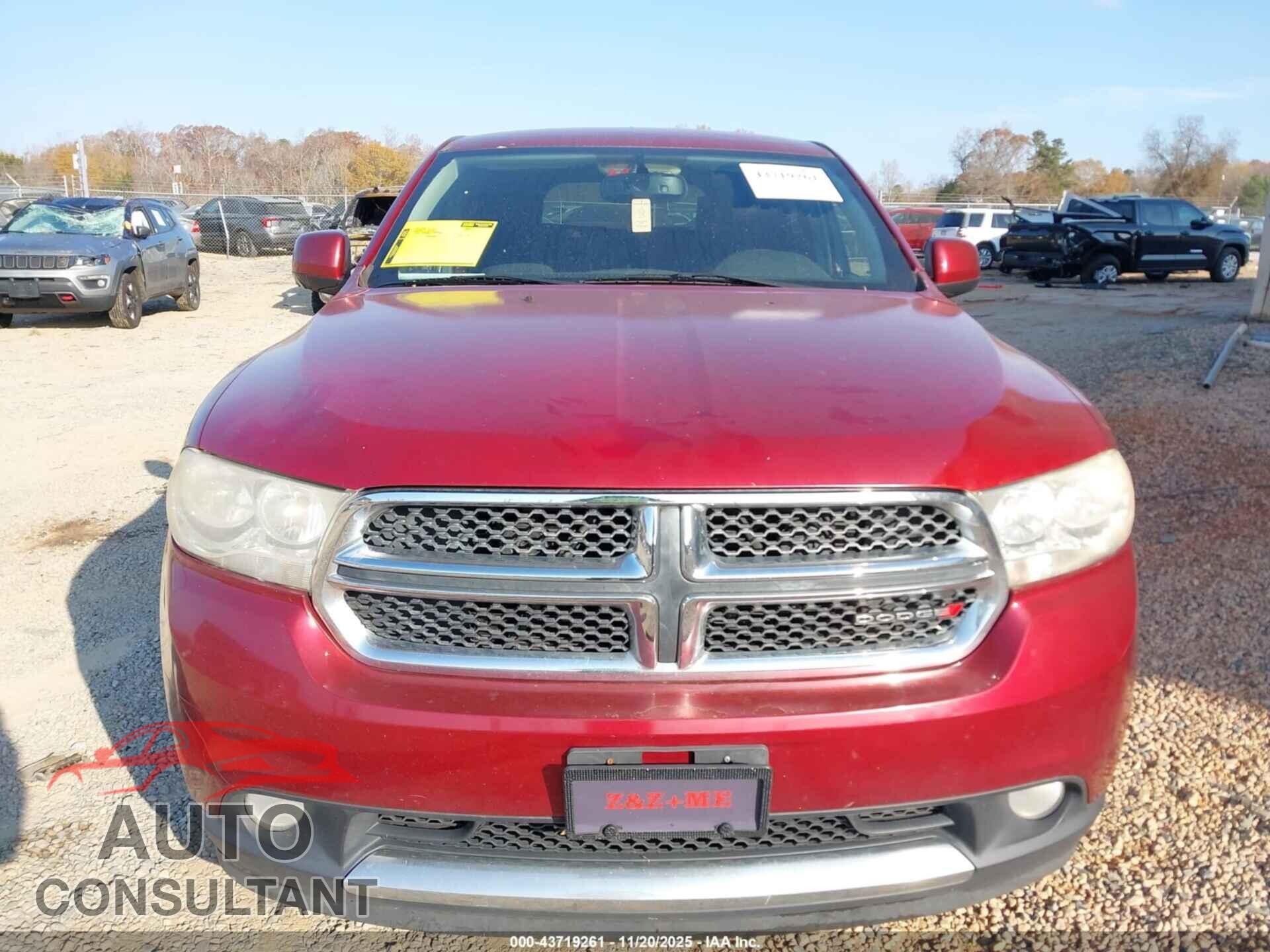 DODGE DURANGO 2013 - 1C4RDHAG4DC662156