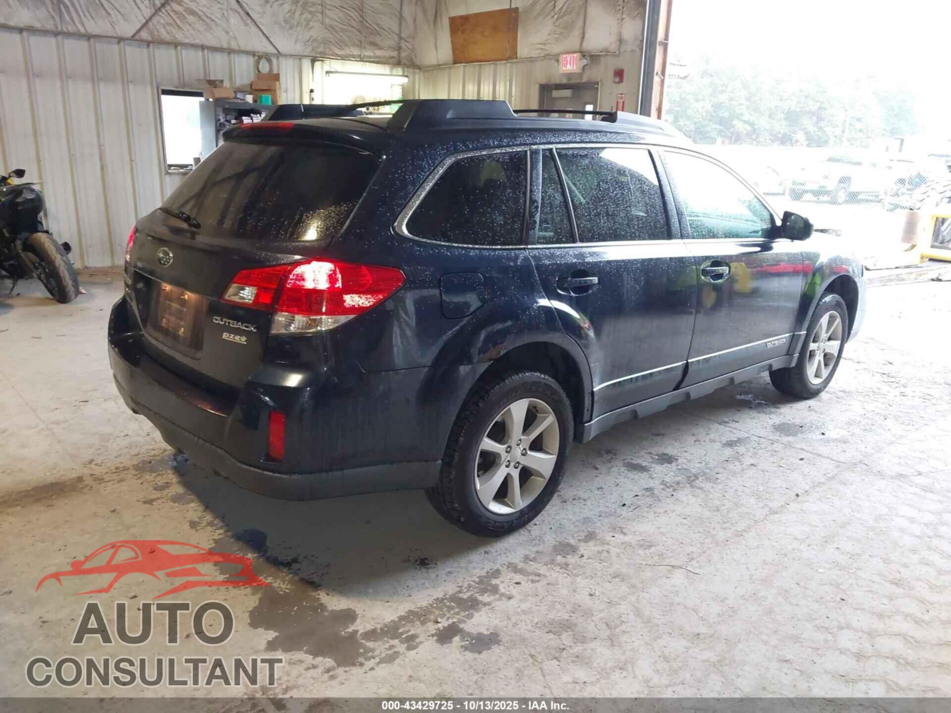 SUBARU OUTBACK 2013 - 4S4BRBCC2D3316919