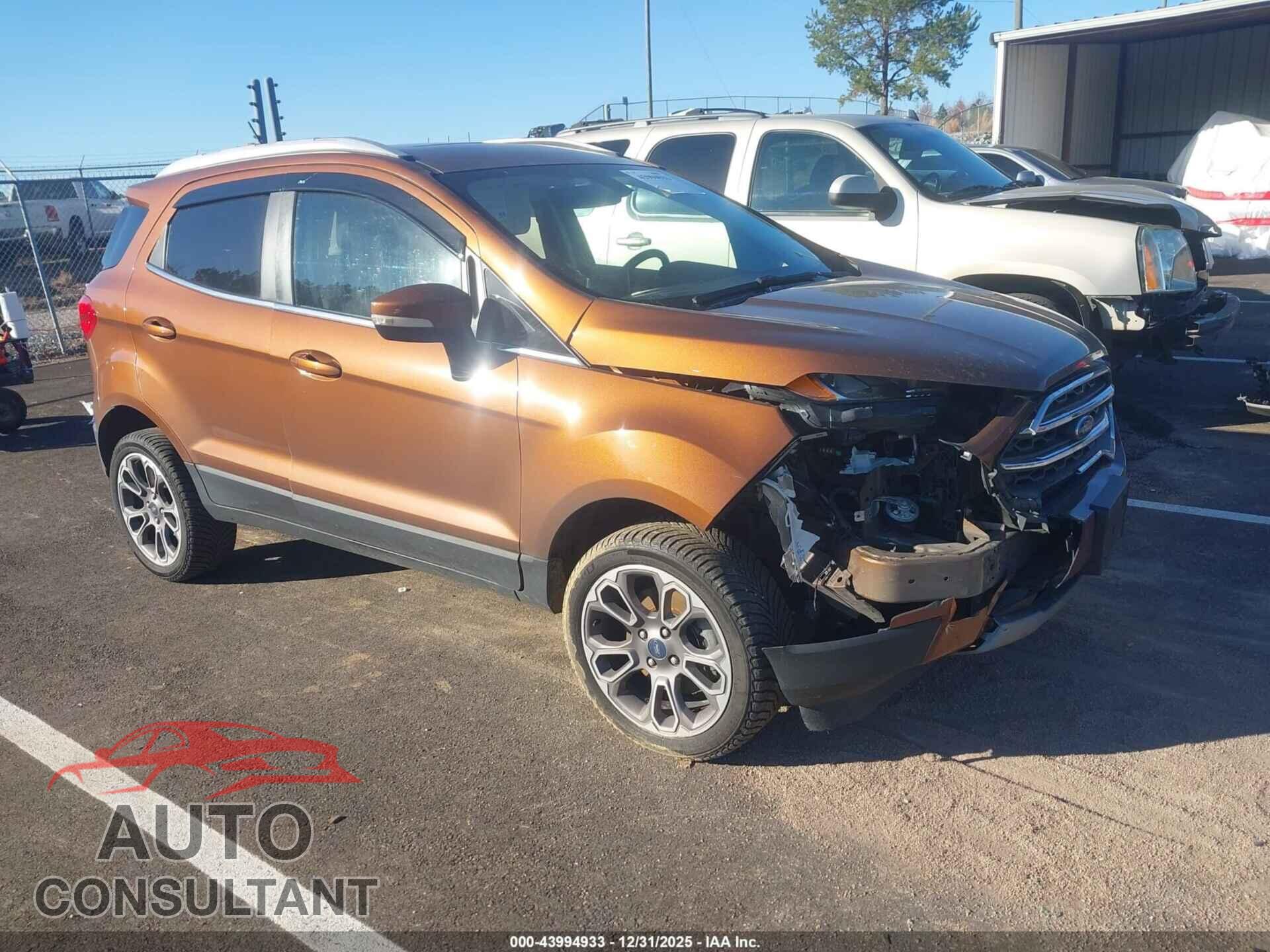 FORD ECOSPORT 2019 - MAJ6S3KL7KC279337