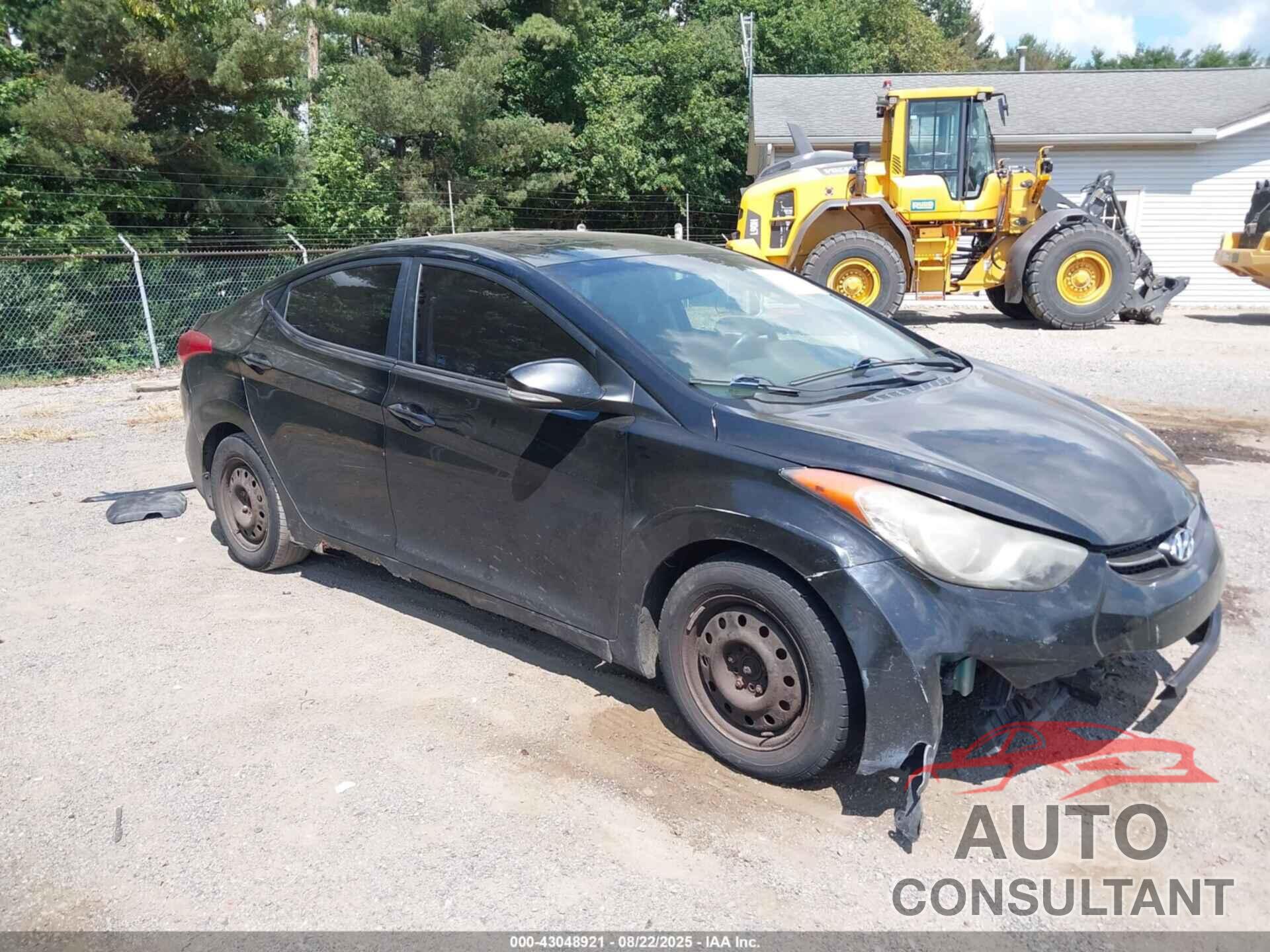 HYUNDAI ELANTRA 2012 - KMHDH4AE2CU471670