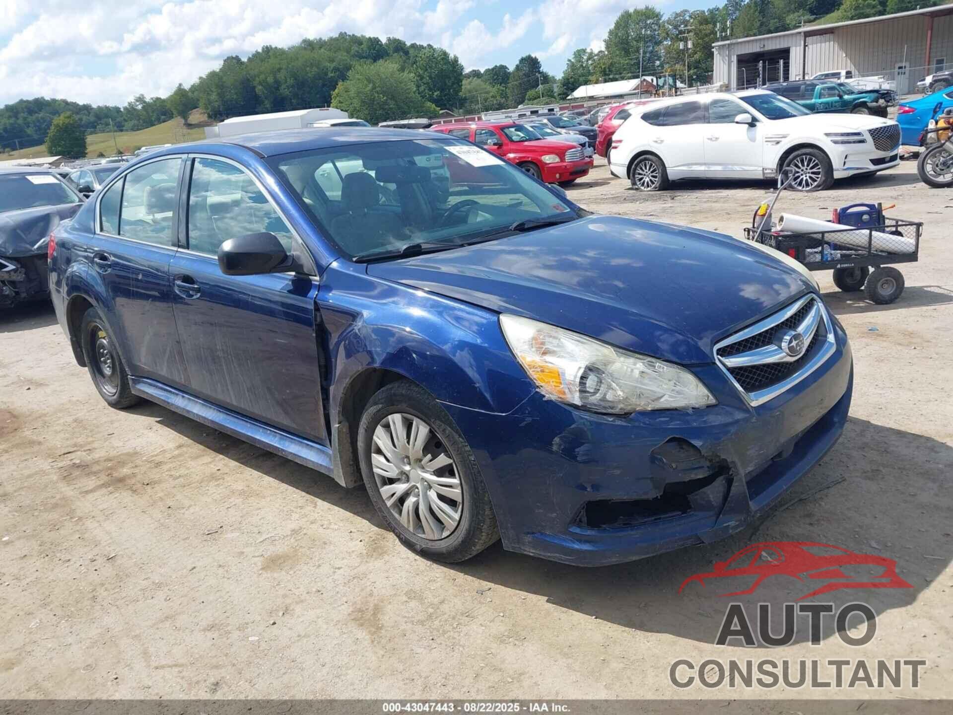 SUBARU LEGACY 2011 - 4S3BMBA67B3258786