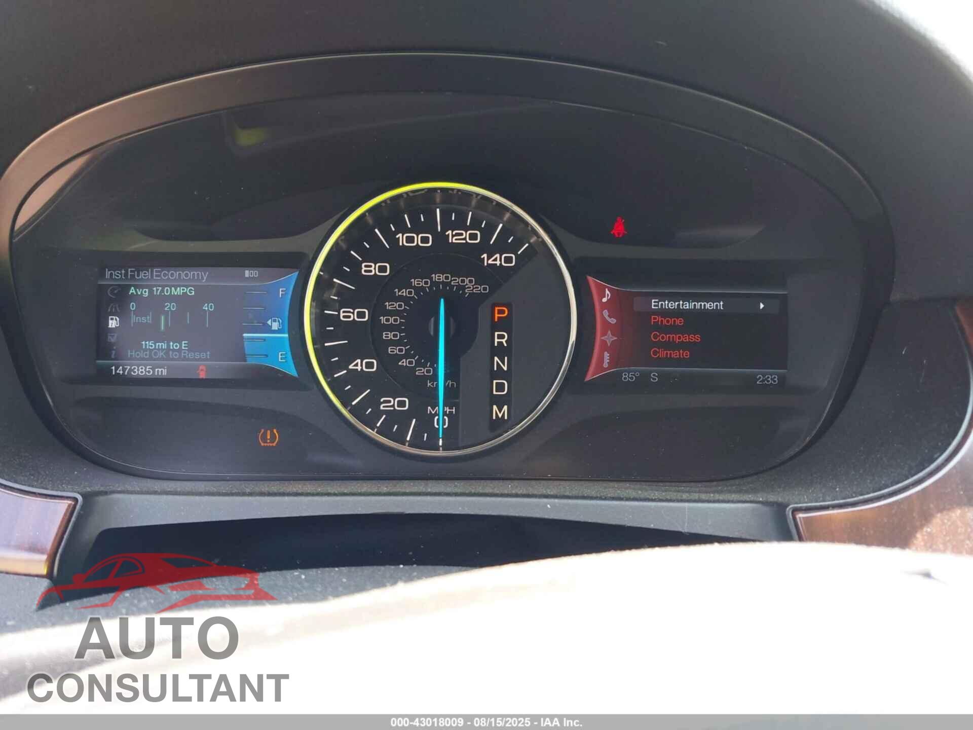 FORD EDGE 2011 - 2FMDK4KCXBBA84853