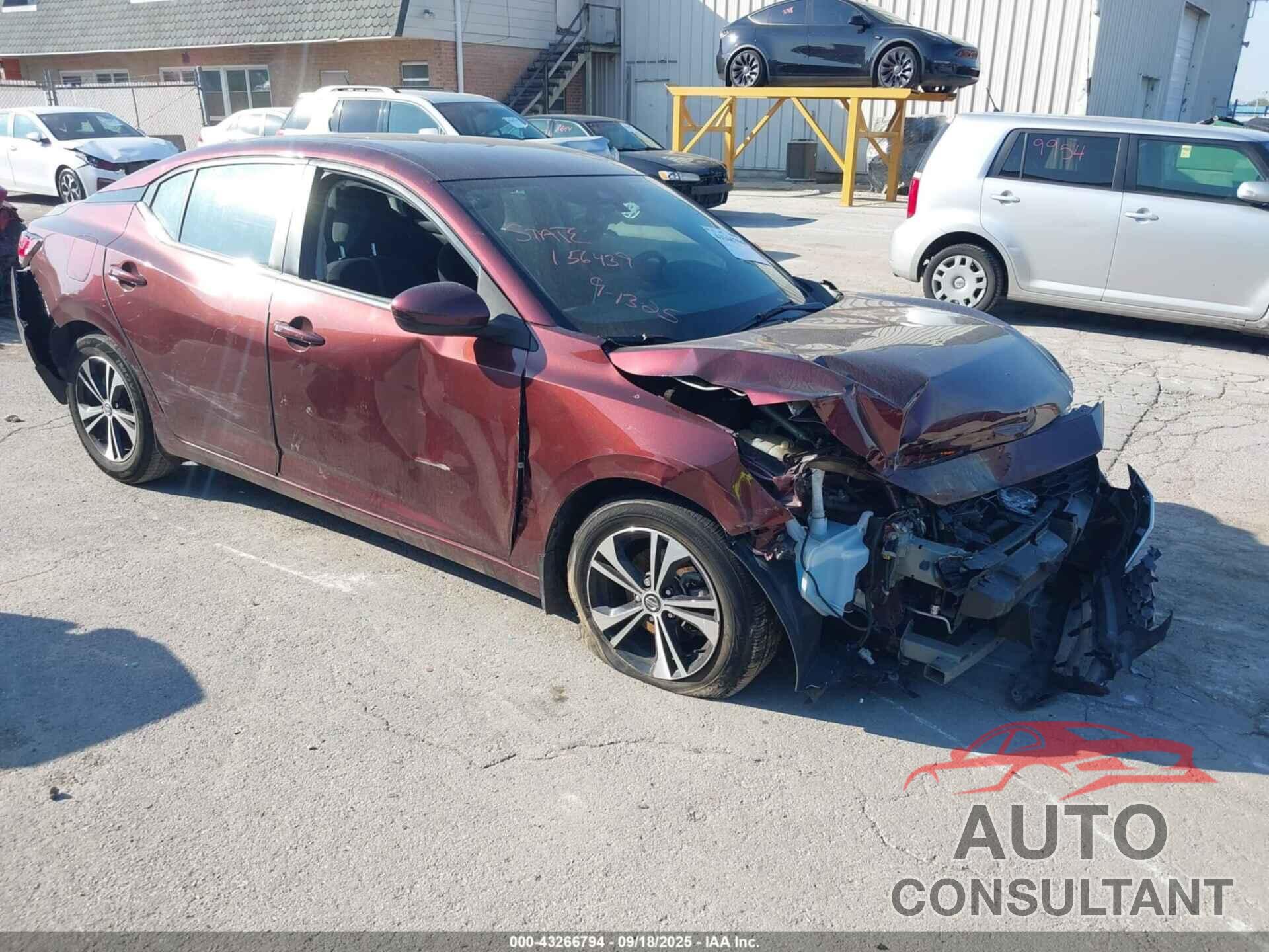 NISSAN SENTRA 2021 - 3N1AB8CV8MY265994