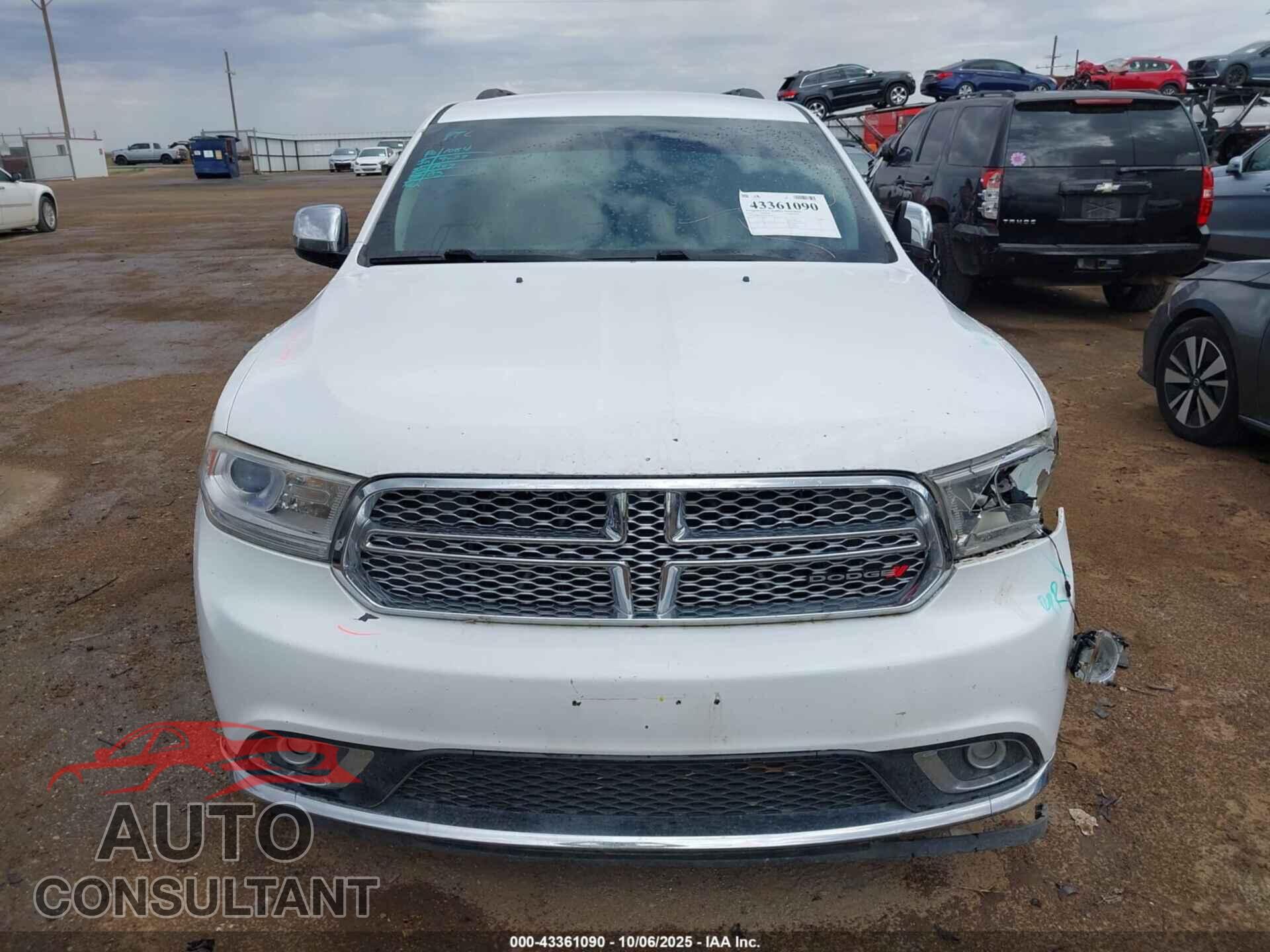 DODGE DURANGO 2015 - 1C4RDHAG1FC127904