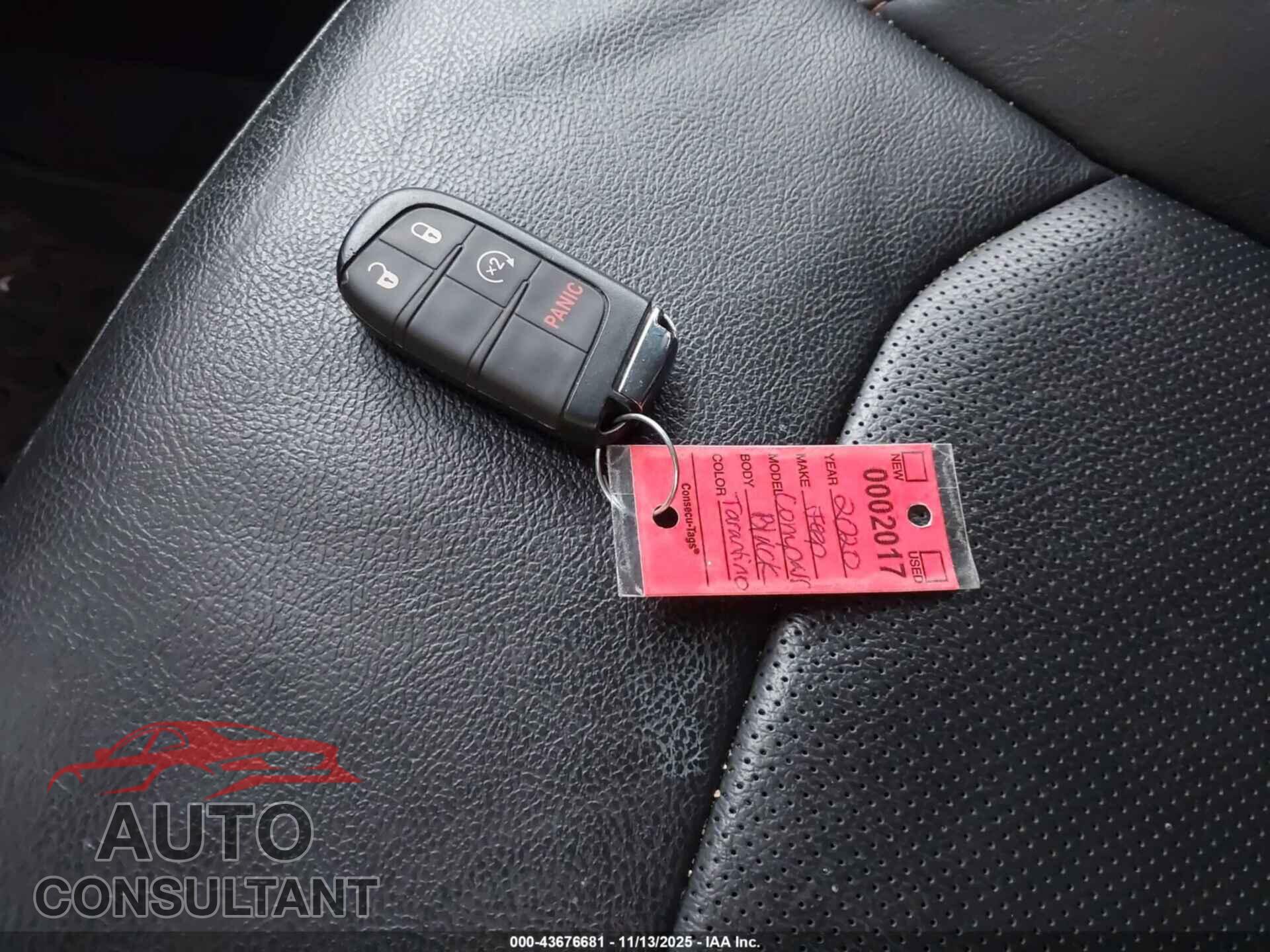 JEEP COMPASS 2020 - 3C4NJDCB4LT246337