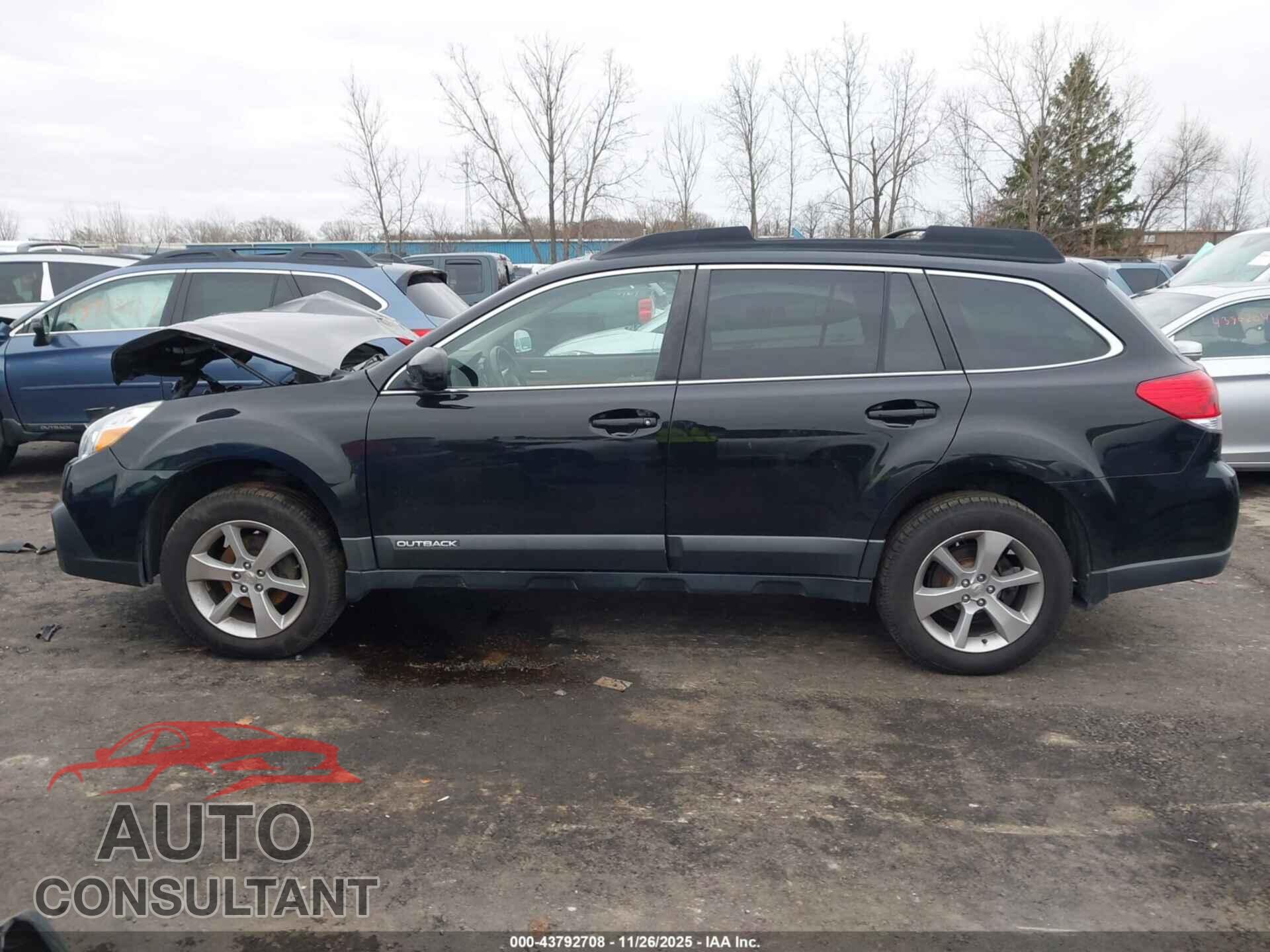 SUBARU OUTBACK 2014 - 4S4BRBLC8E3216681