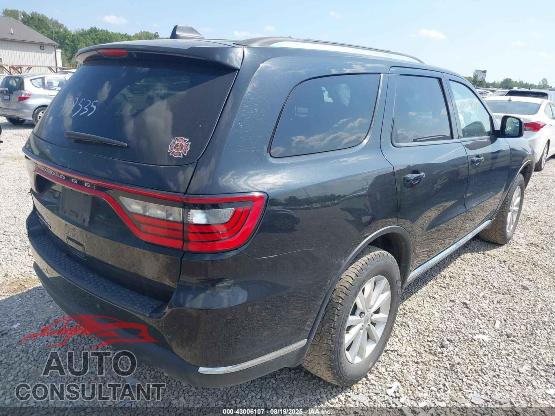 DODGE DURANGO 2015 - 1C4RDJAG9FC938535