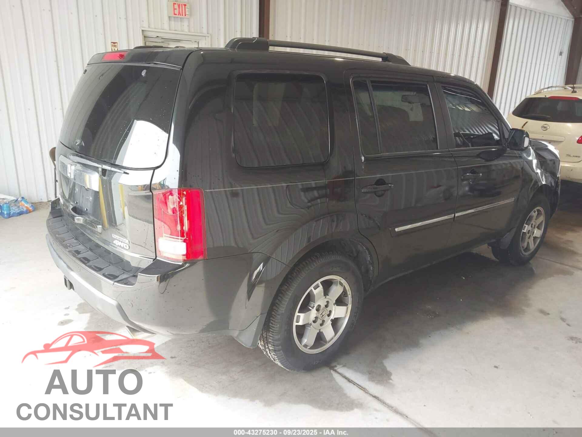 HONDA PILOT 2011 - 5FNYF4H97BB089386