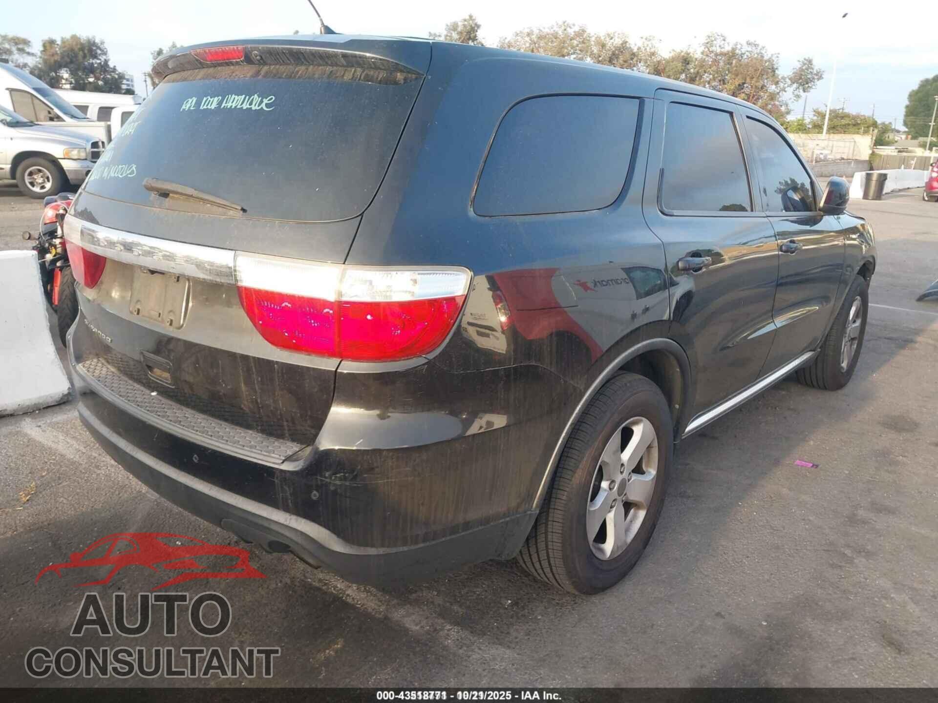 DODGE DURANGO 2013 - 1C4RDHAGXDC657351