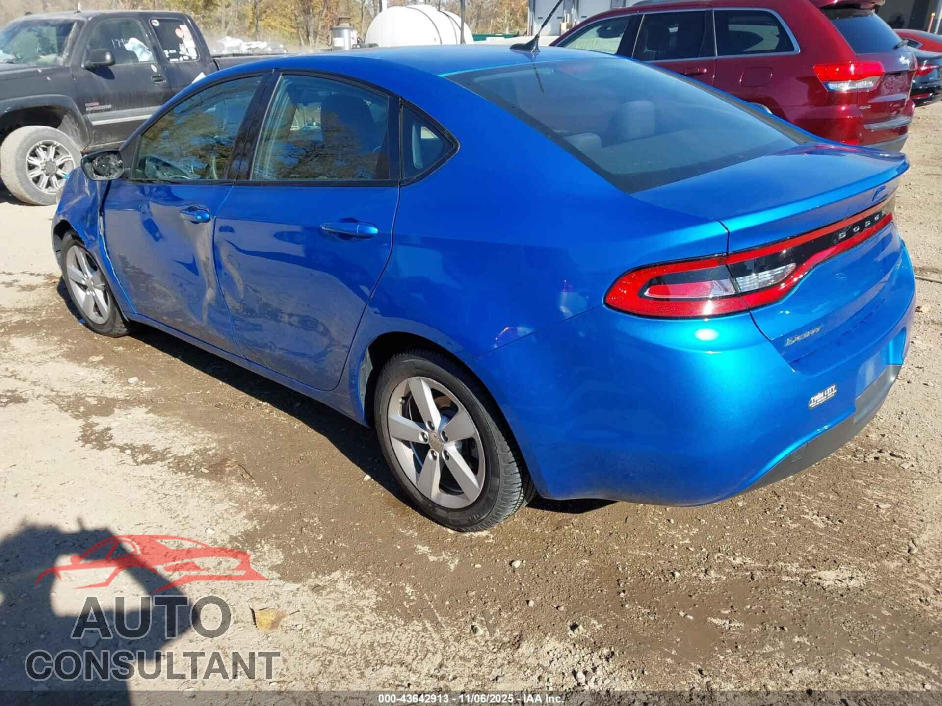 DODGE DART 2015 - 1C3CDFBB0FD346039