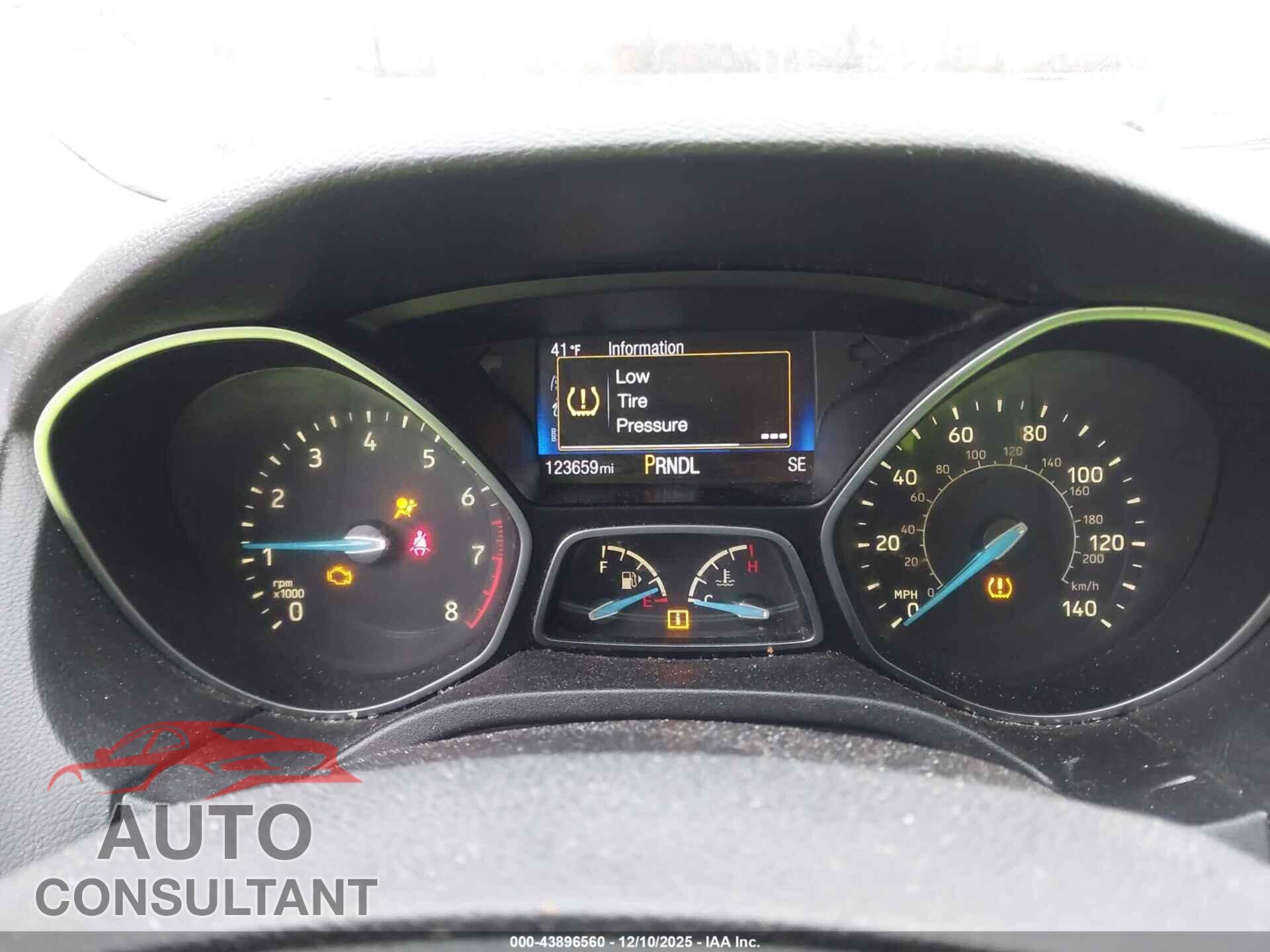 FORD FOCUS 2016 - 1FADP3F23GL283628