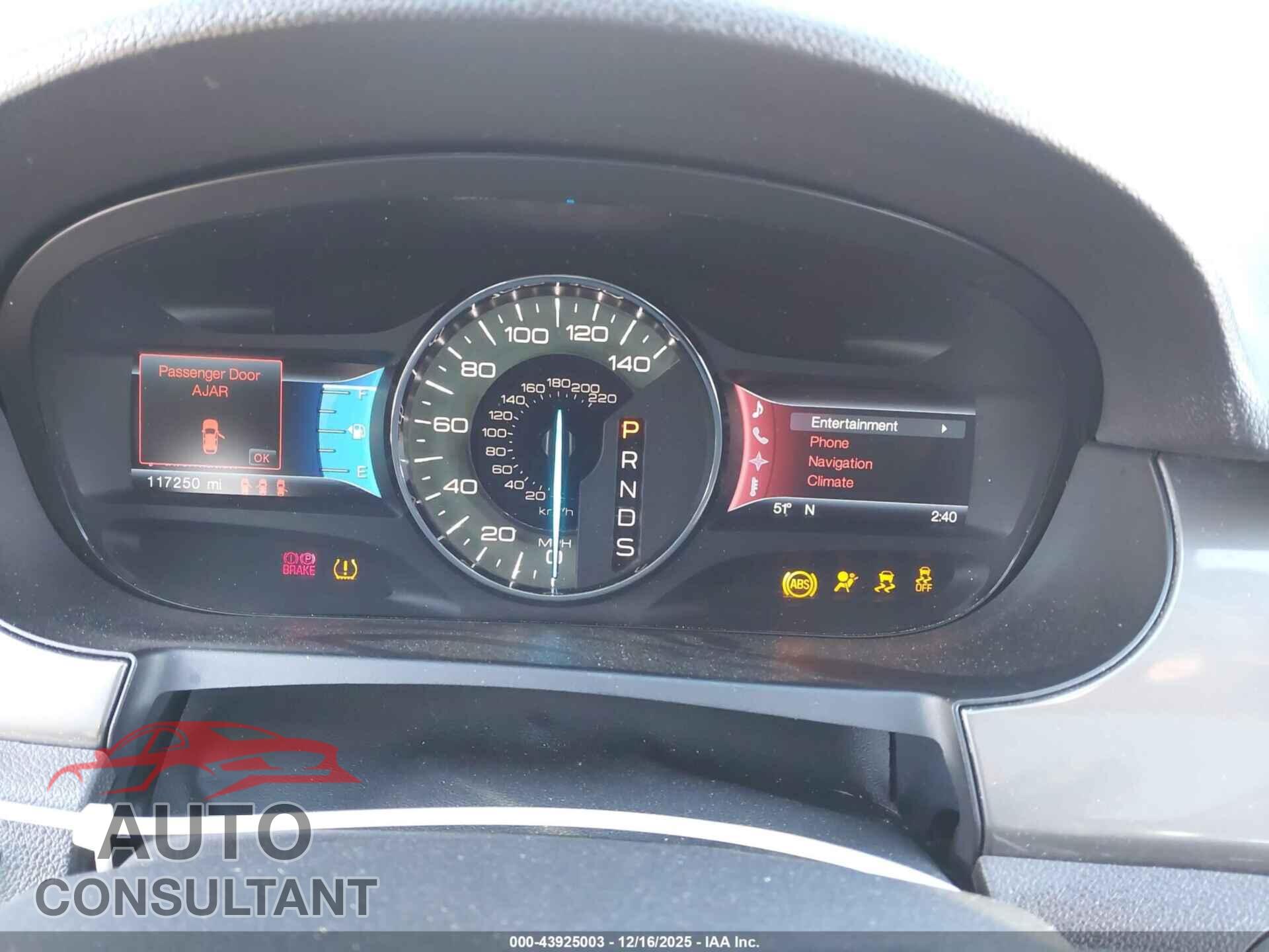 FORD EDGE 2013 - 2FMDK3AK6DBC68841