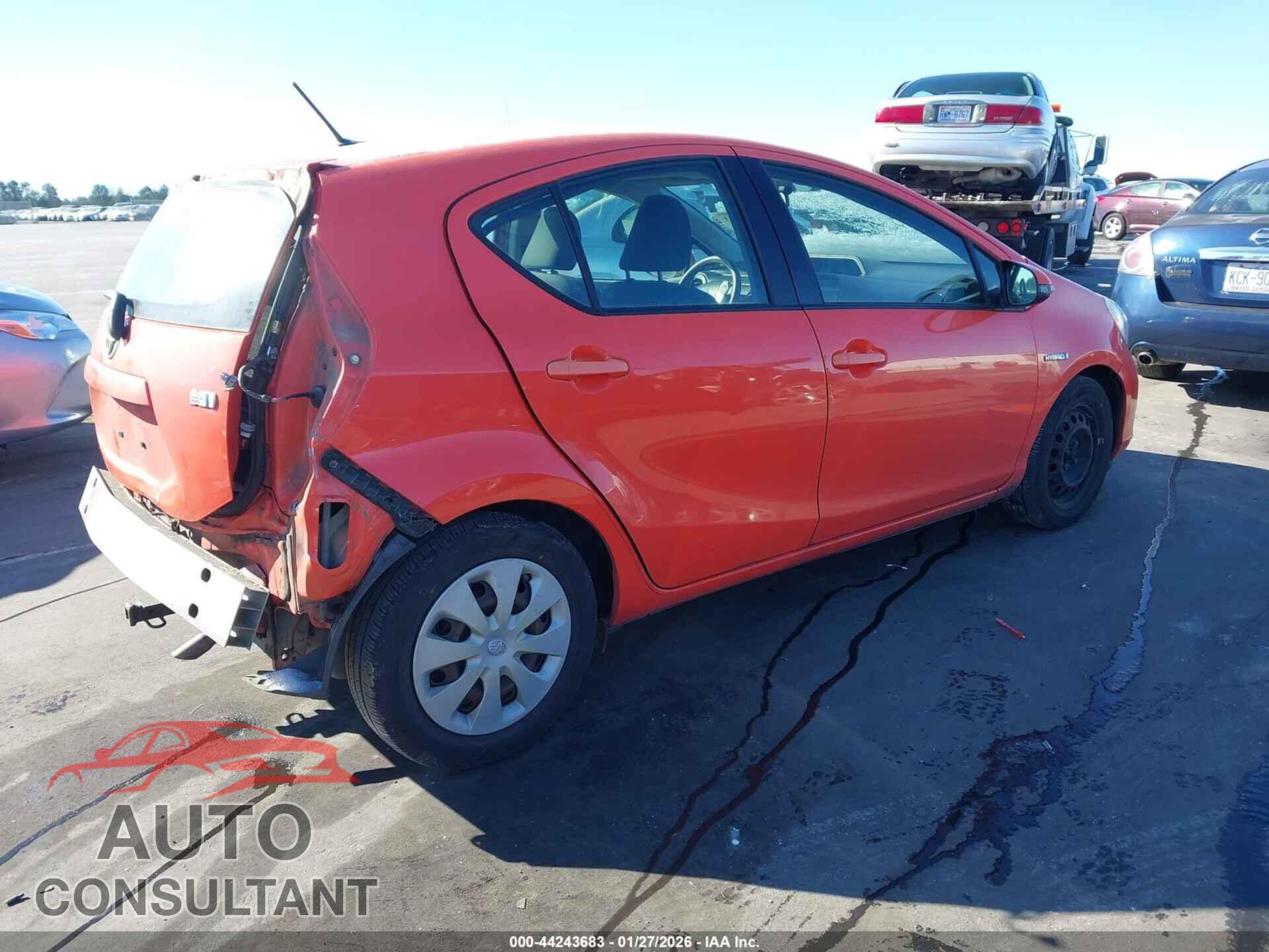 TOYOTA PRIUS C 2013 - JTDKDTB30D1040407